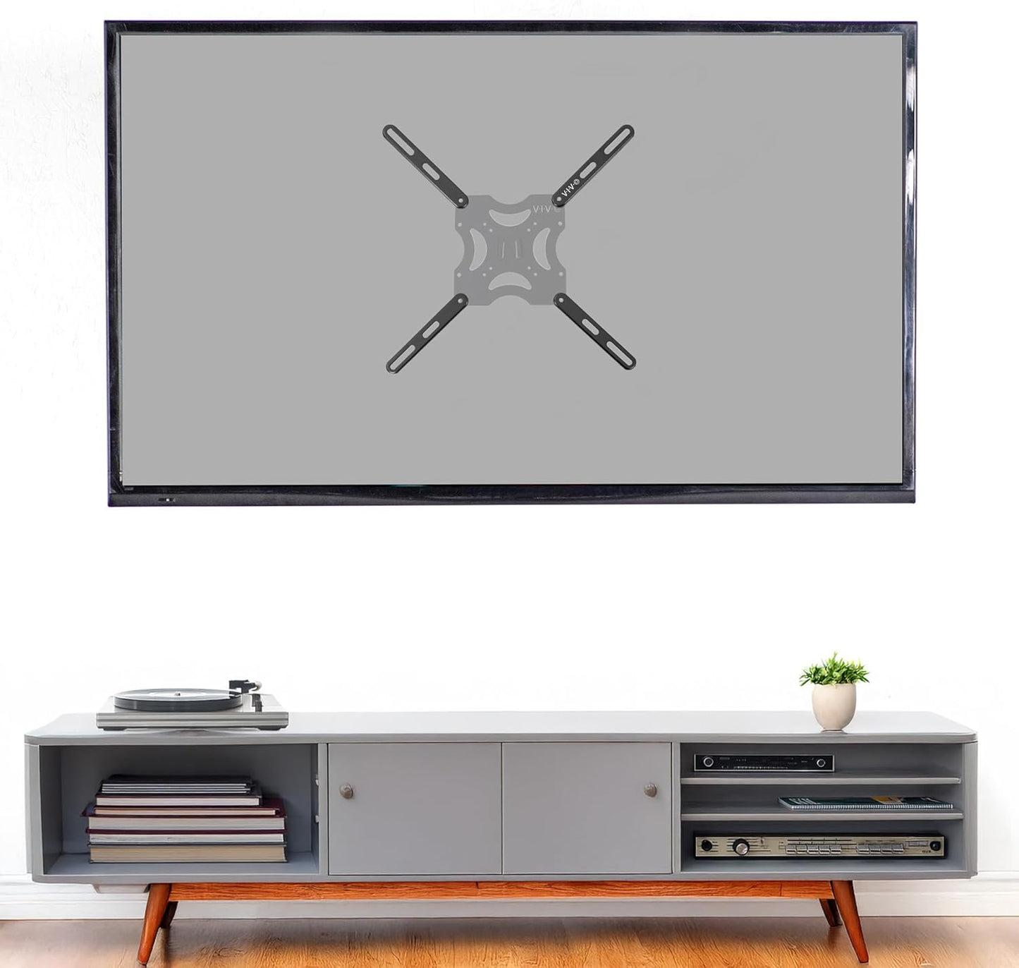 VIVO 32 55 inch 400x400mm (MOUNT-AD400B) Steel VESA Extension Mount Adapter Brackets for Screens to LCD LED TV