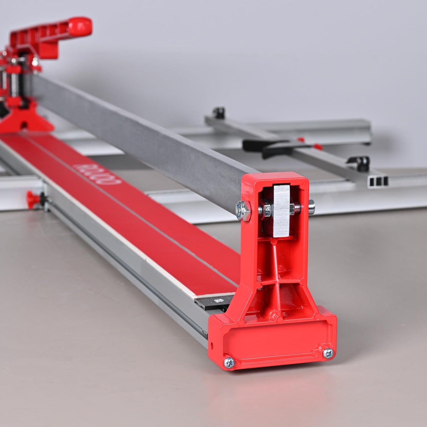 ROJOO 48" 1200mm Ceramic Porcelain Manual Floor Tile Cutter with Sliding Guide,Professional Heavy-Duty Aluminium Base, Adjustable Measurement Scale R2823 (48inch)