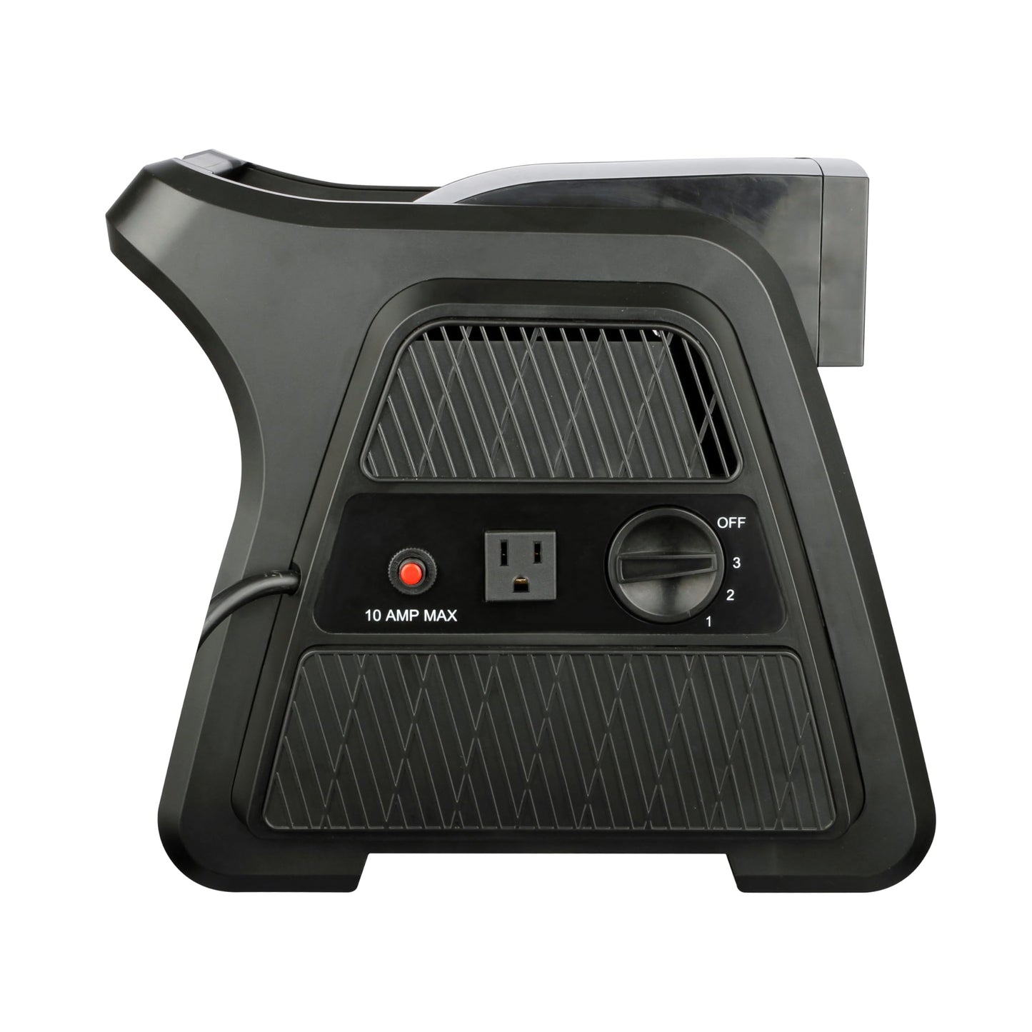 Techni Home Pivoting 600 CFM High Velocity Floor Blower for Drying, Cooling, Ventilating, Exhausting, 300° Blowing Angle, 10AMP Outlet, Portable Carpet Dryer Fan for Home, Office, or Commercial Use