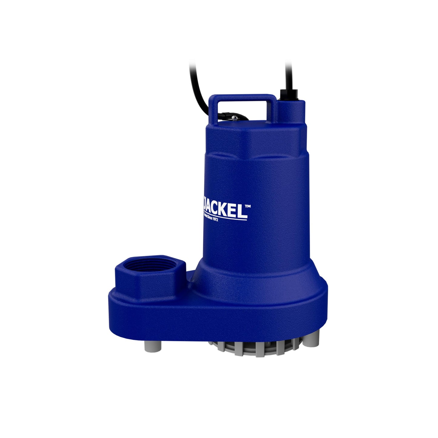 JACKEL SUM500CIT 1/2 HP 5160 GPH Cast Iron Submersible Sump/Effluent Pump with Tethered Float Switch and Piggy-Back Power Cords