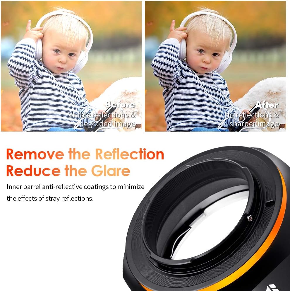 K&F CONCEPT X-Pro1 Lens Mount Adapter for EOS EF/EFS Lens to FujiFX Mount X Camera X-Series Mirrorless Cameras