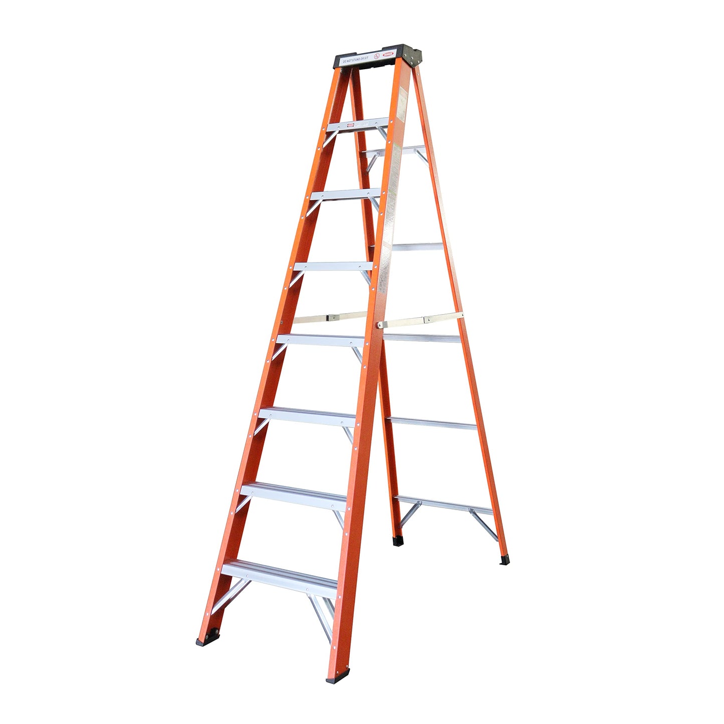 24-Foot 300-LB Fiberglass Extension & 8-Foot 250-LB Fiberglass Step Ladders Bundle