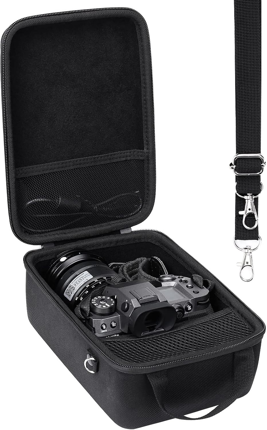 co2CREA X-H2S X-H2 Hard Travel Case Replacement for Fujifilm Mirrorless Camera