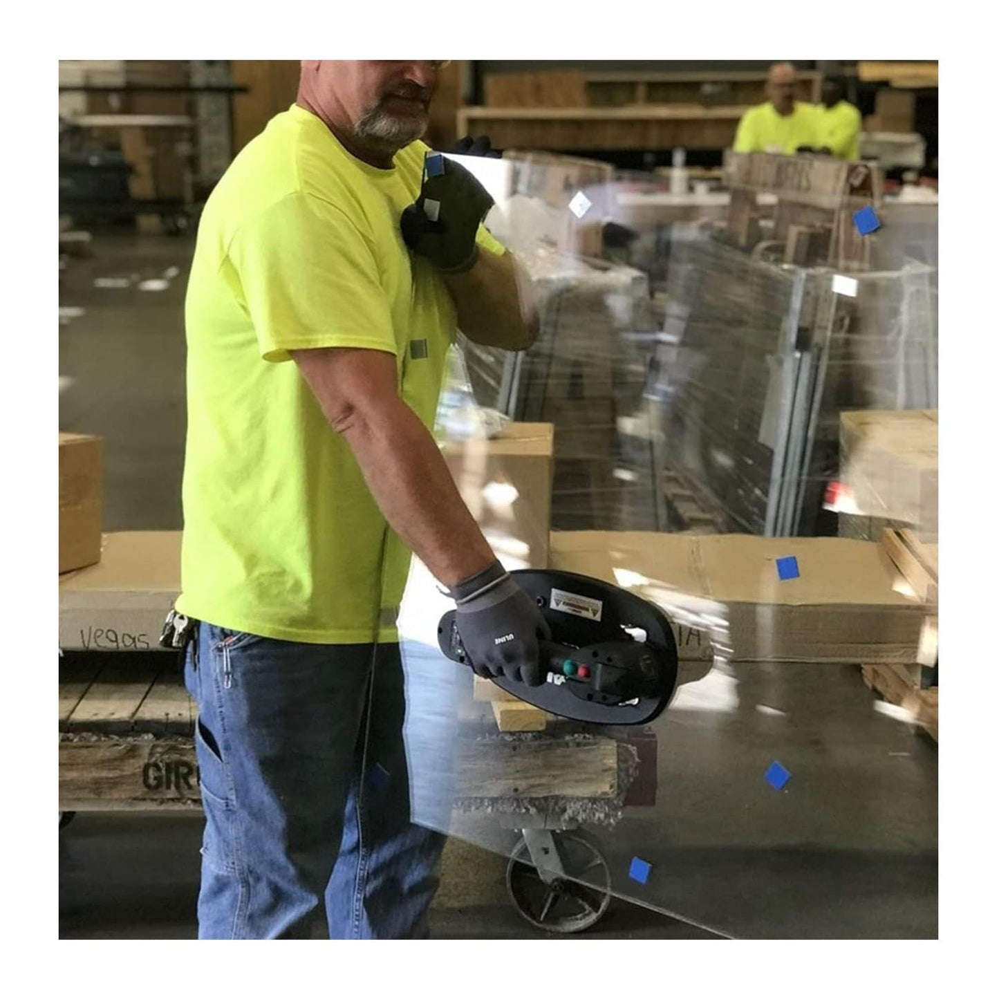GRABO Nemo Grabo Electric Vacuum Suction Cup Lifter with 375 lb Maximum Load Capacity, Includes Battery and Seal