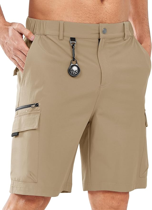 NORTHYARD Men's Cargo Hiking Shorts 9" Lightweight Outdoor Tactical Work Camping Sport Golf Casual Travel Fishing Multipocket