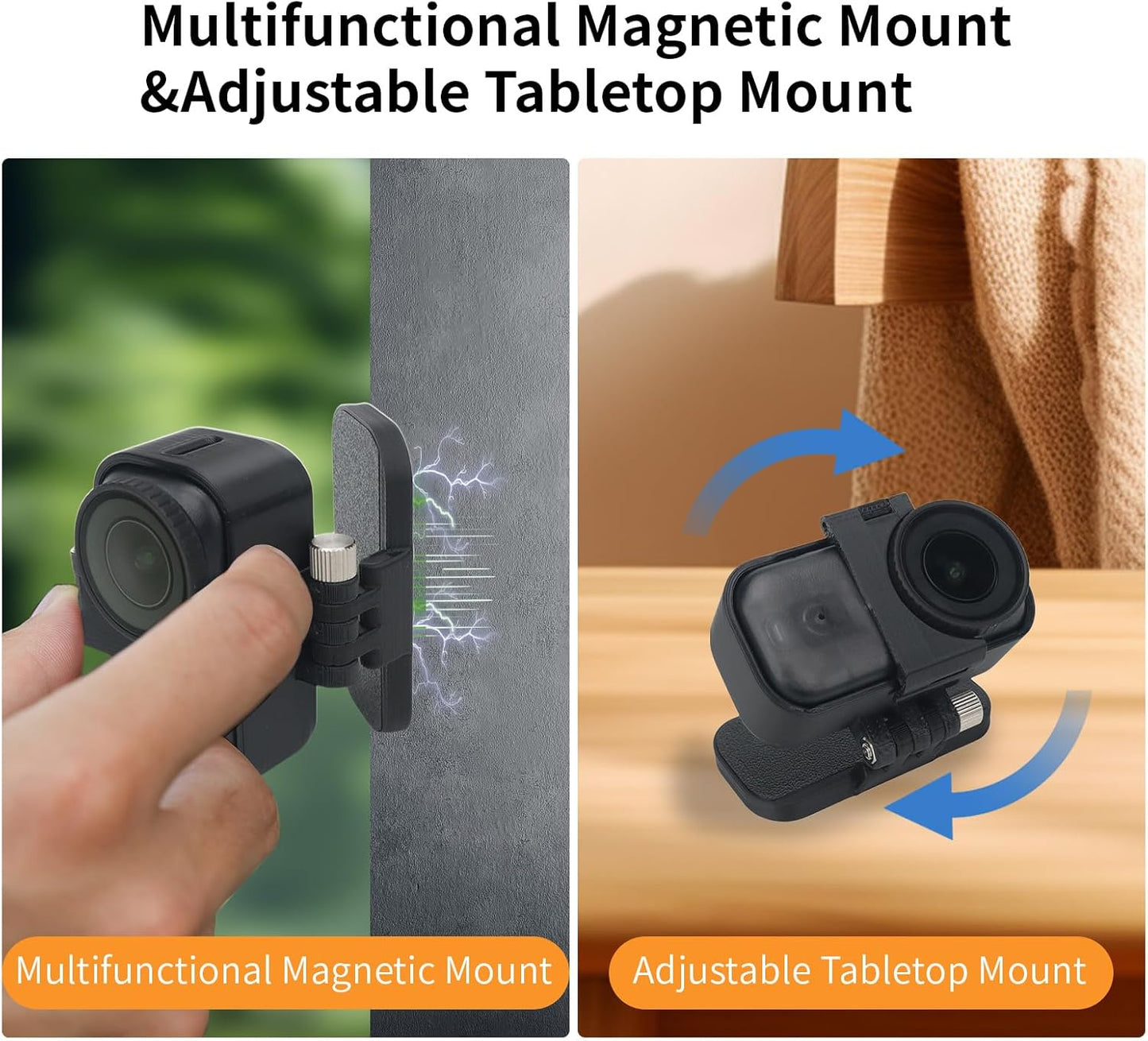 SIynhoo Osmo Nano Magnetic Mount Frame Adapter Protective Case for DJI Osmo Nano Camera Accessories(Magnetic Mount)