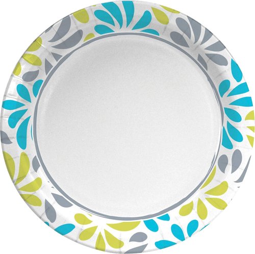 Genuine Joe 7" Printed Paper Plates - Eco-Friendly & Durable | Pack of 125