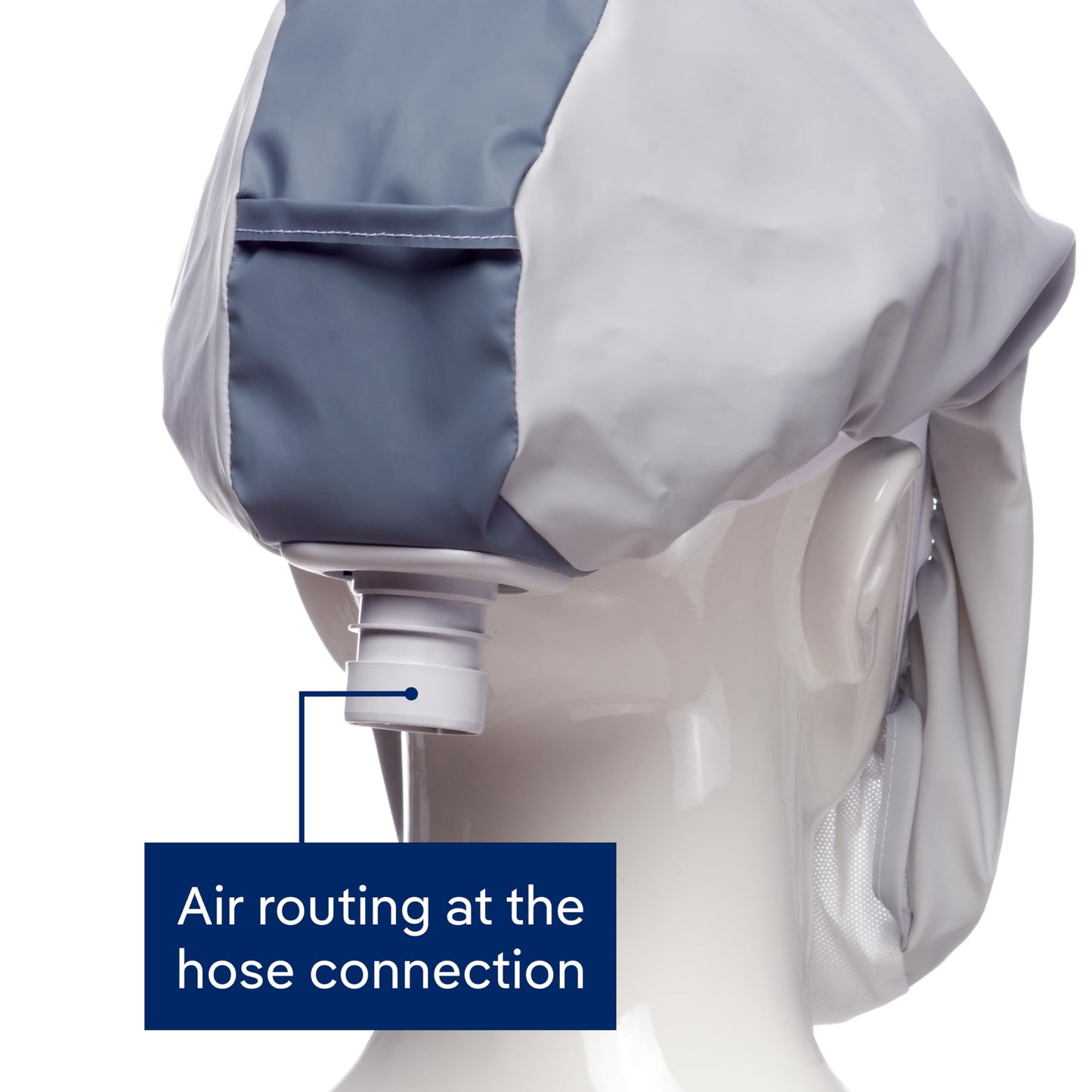 Dräger Premium Hood for X-plore 8500, Short Hood | Reusable Safety Hood for Powered Air-Purifying Respirator (PAPR), Size S/M