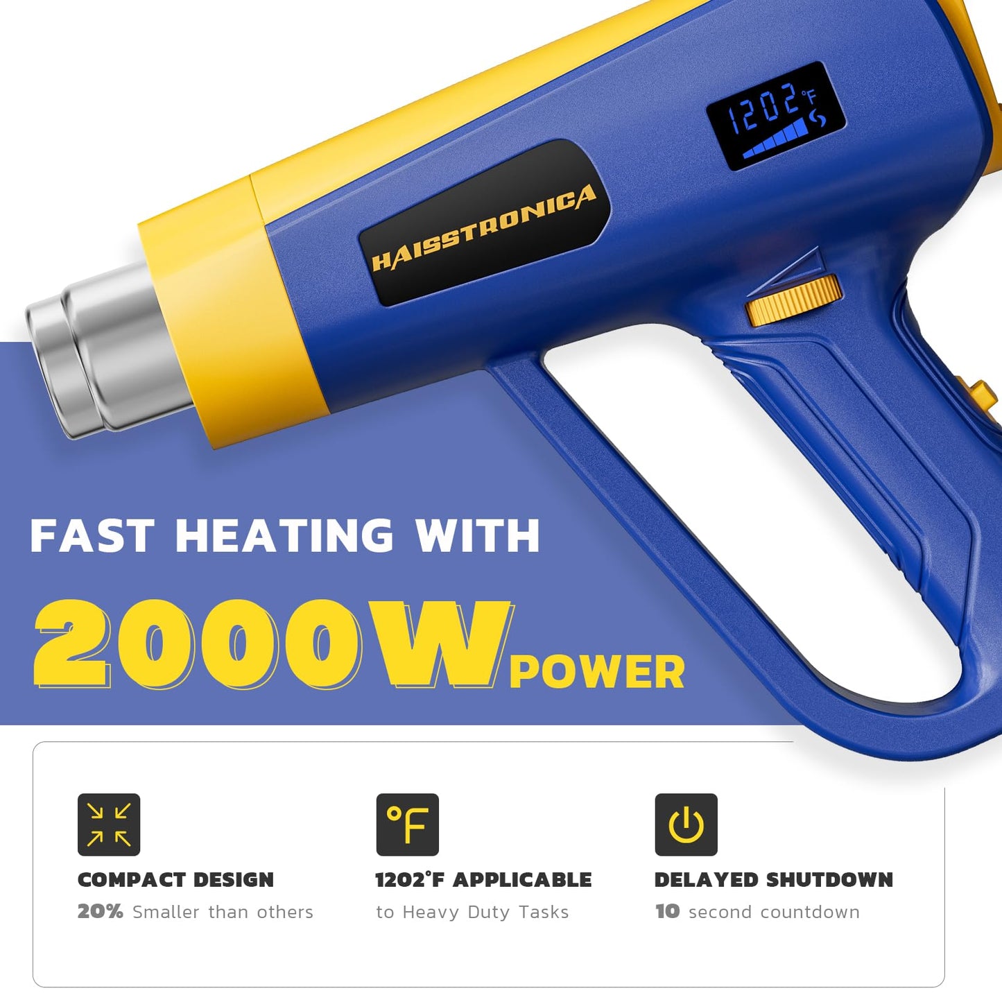 haisstronica 520PCS Connectors + 180pcs Connectors + Heat Gun + Wire Stripper Crimping Tool