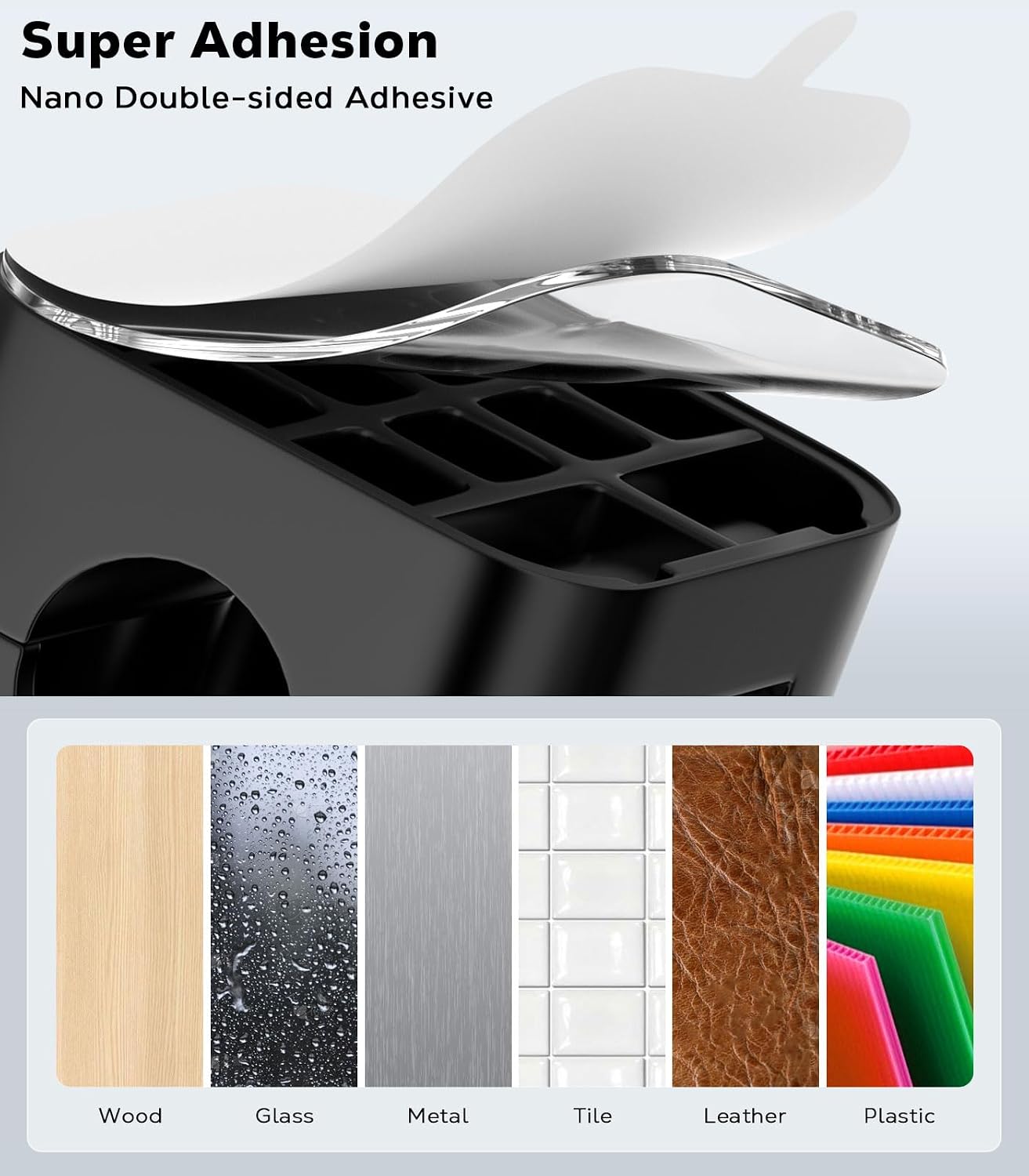 MoKo 8 Pack Magnetic Cable Clips, Desk Cord Organizer, Adhesive Cord Holder, Cable Management Wire Holder Keeper