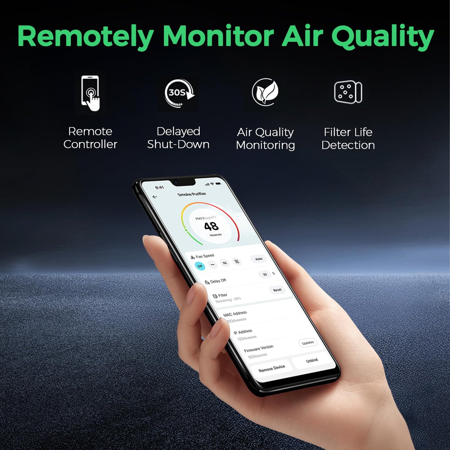Creality Smoke Purifier Falcon AP1 for Laser Engraver, 5-Layer Filtration 360° Full-circle Purification for Dust & Odors,Display Screen and APP Control, PM2.5 Monitoring