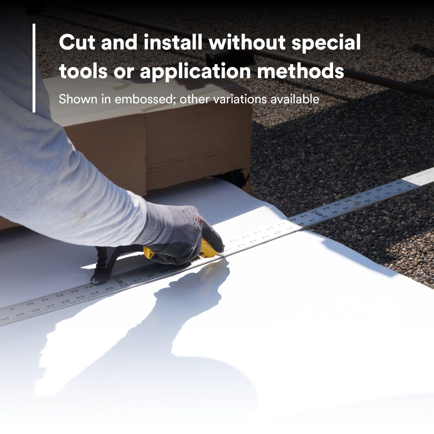 3M VentureClad Insulation Jacketing System 1577CW-WM, Flat, White Color, Excellent Chemical Resistance, Durable, Cold Weather Adhesion, LEED v4, UL723 Classified, 23 in x 50 yd