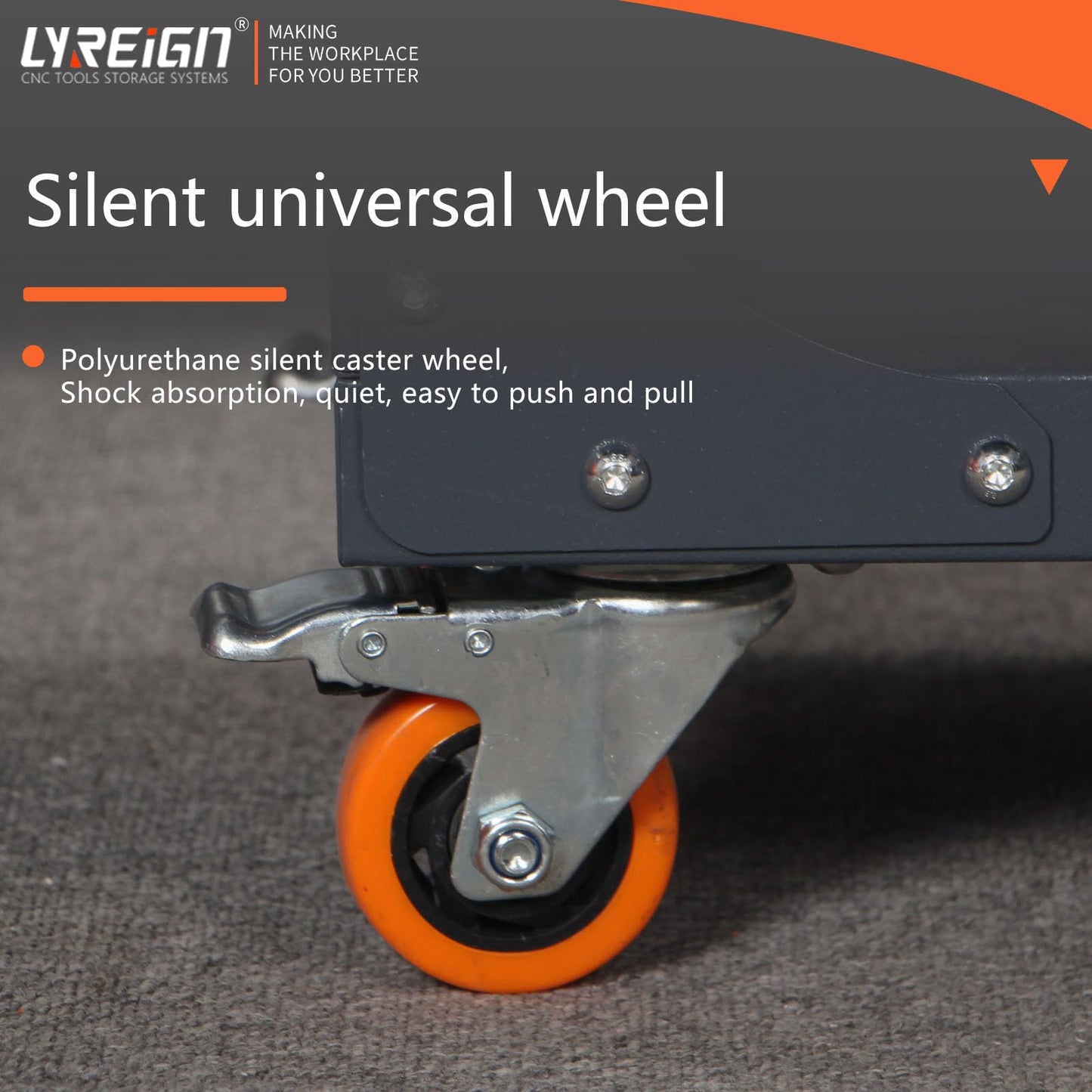 LYREIGN BT50 CNC Tool Holder Transfer Cart, Multi-Function Workshop Trolley with Wheels, Tool Holder Station for Storehouse, Factory, Garage