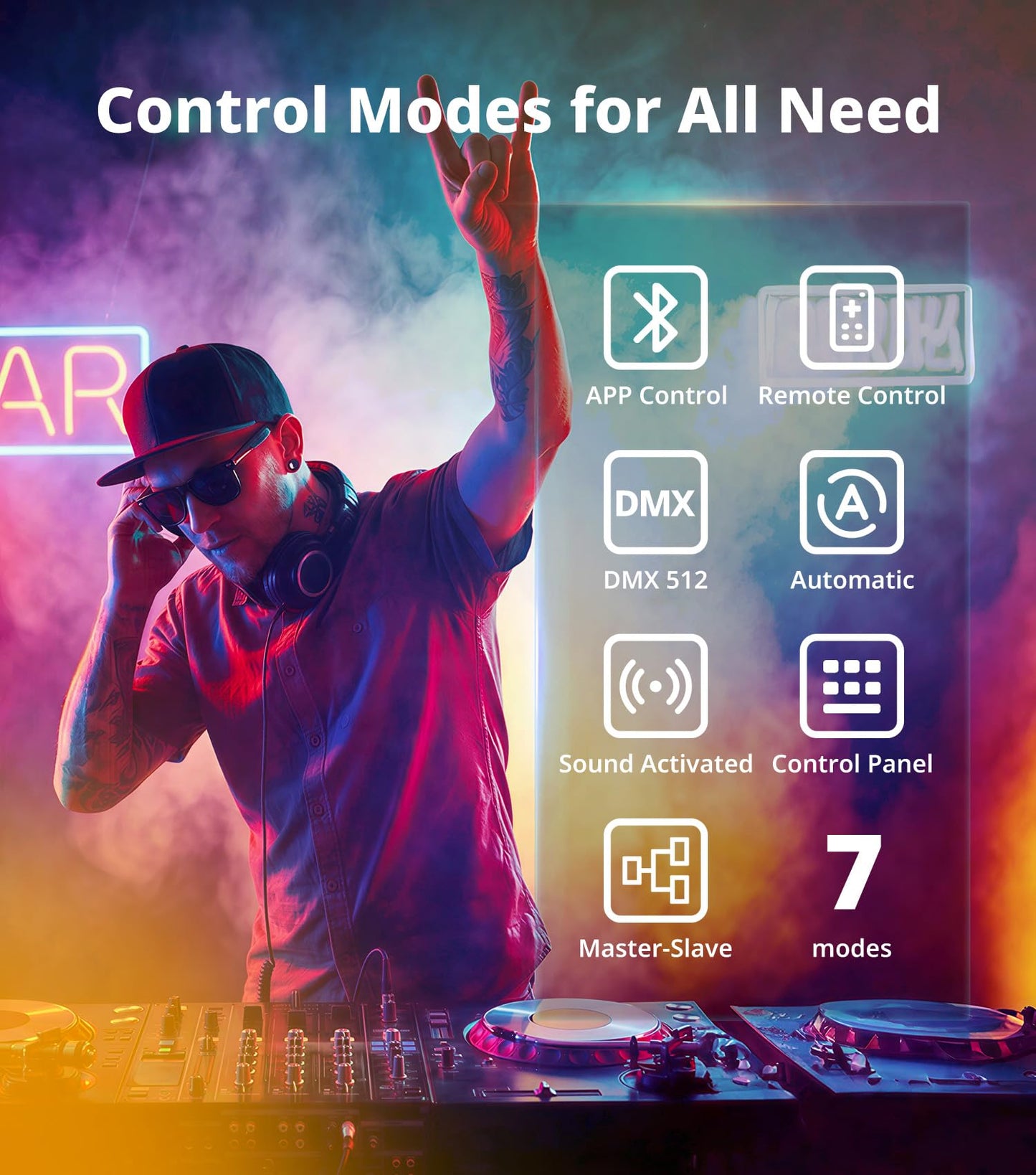 KeoBin 12x16W Rechargeable Par Lights, 8-Hr Battery Powered Uplights with DMX512/APP/Remote Control, RGBWA+UV Stage Lighting for DJ Shows, Party, Events
