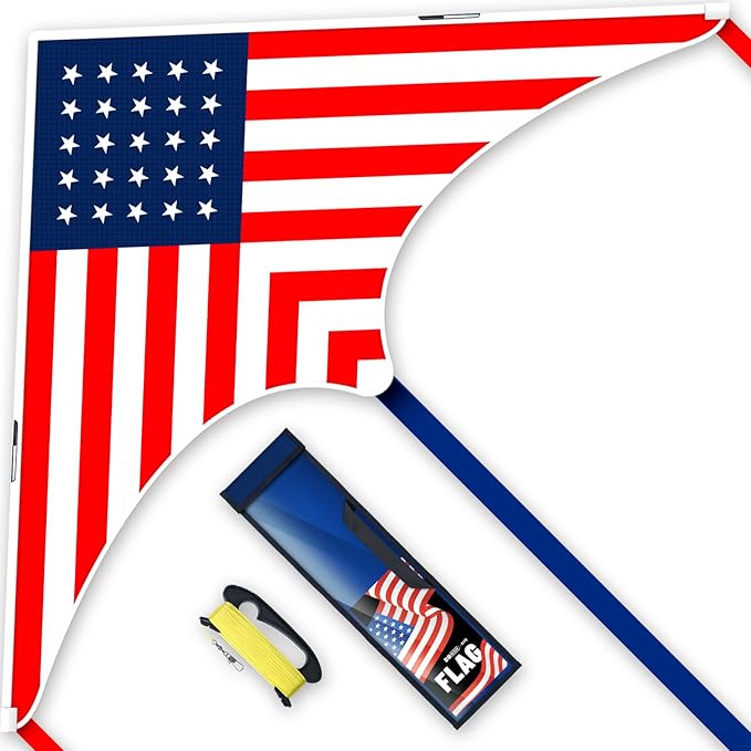 Delta Kites for Kids & Adults, Extremely Easy to Fly, Single Line Beach Kite