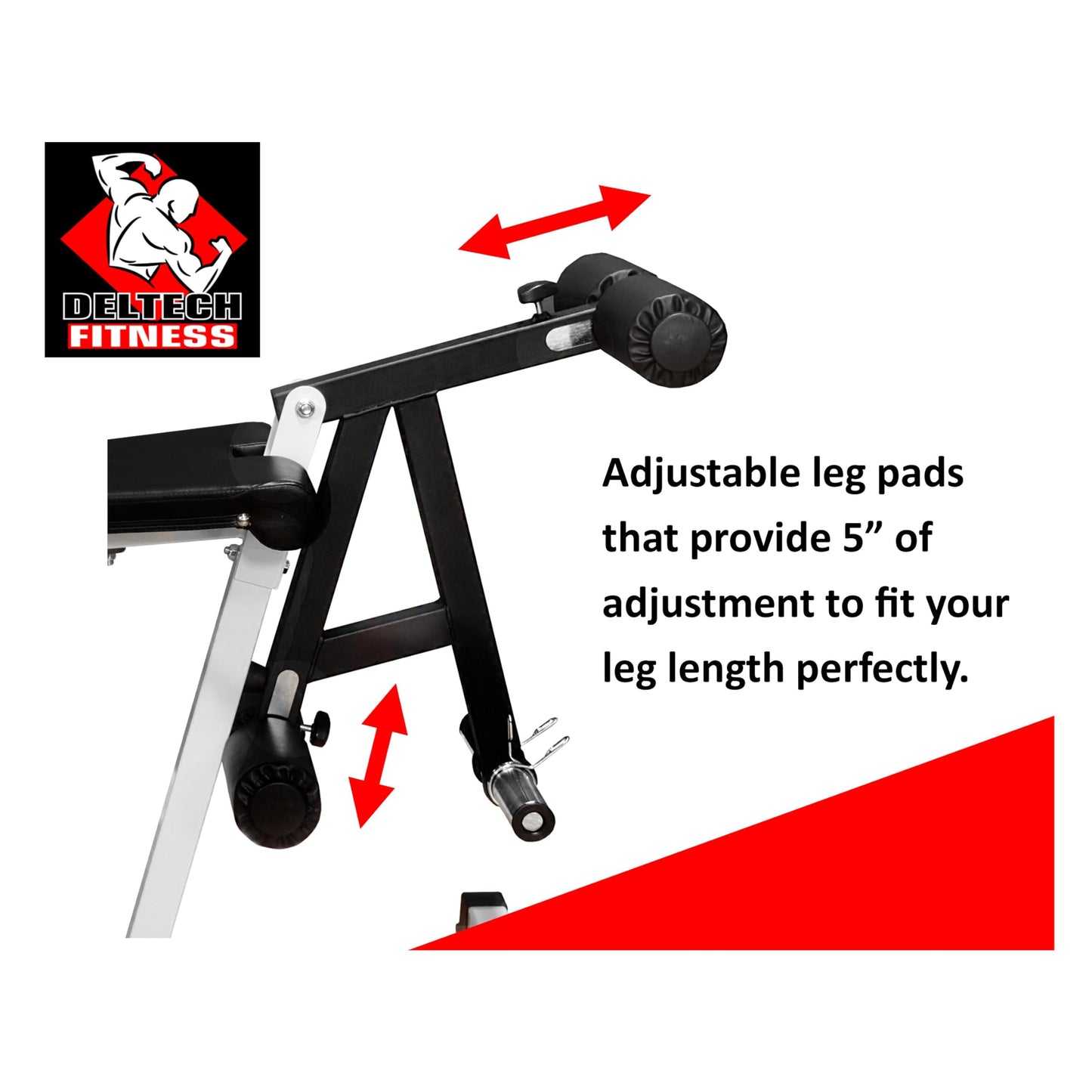 Leg Extension/Leg Curl Machine by Deltech Fitness