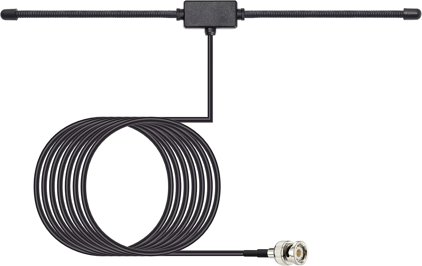 BINGFU 20-1300MHz Police Radio Scanner Dipole Antenna Adhesive Mount BNC Male Vehicle Mobile Ham Amateur Antenna