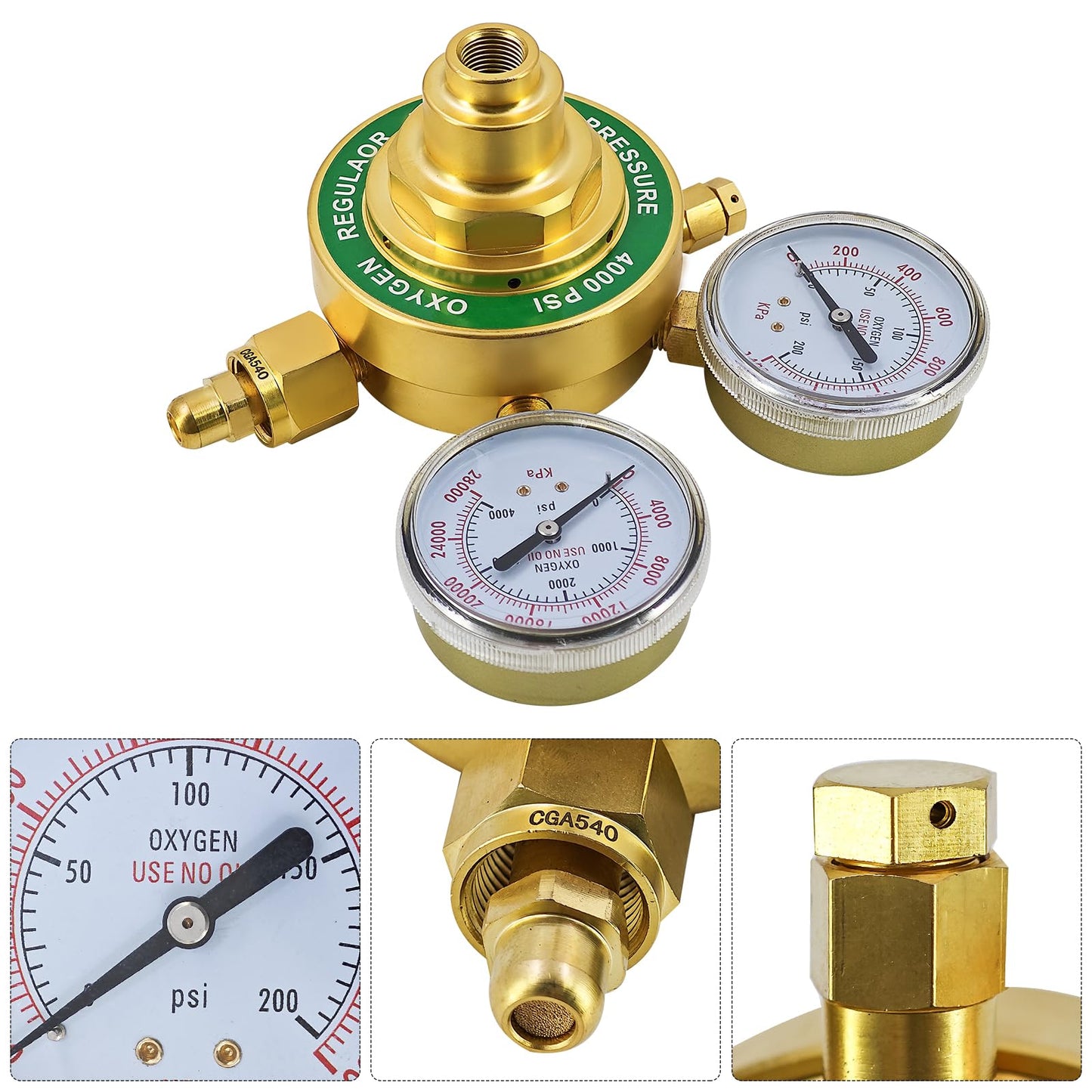 Tanqcheny 0384-0807 Journeyman 450 SR Series Cutting System Kit Including SR460-510 Gas Regulator, 315F Torch Handle, CA2460 Cutting Attachment, Cutting tips, Welding Nozzle