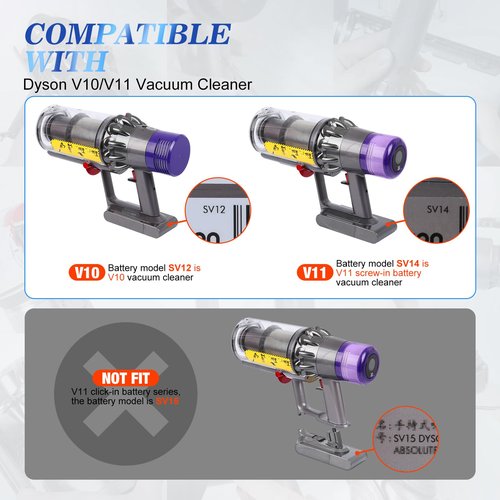 2PCS Metal Trigger Switch Button Compatible with Dyson V10 V11 SV12 SV14 Vacuum Cleaner Power Switch Button Replacement Parts with Repair Tools
