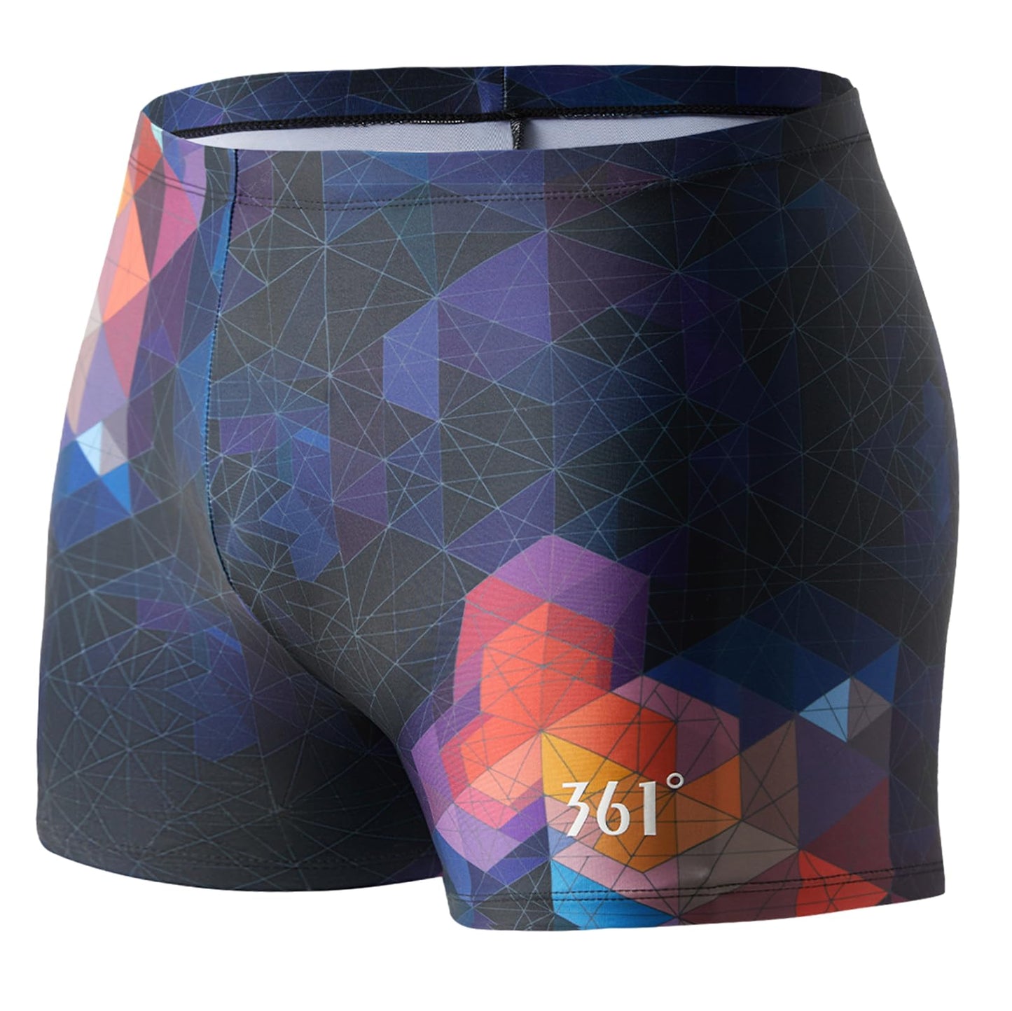 361º Swim Jammers for Men,Pro Racing Training Swimsuit, Square Leg Chlorine Resistant Mens Swim Jammers. Blue