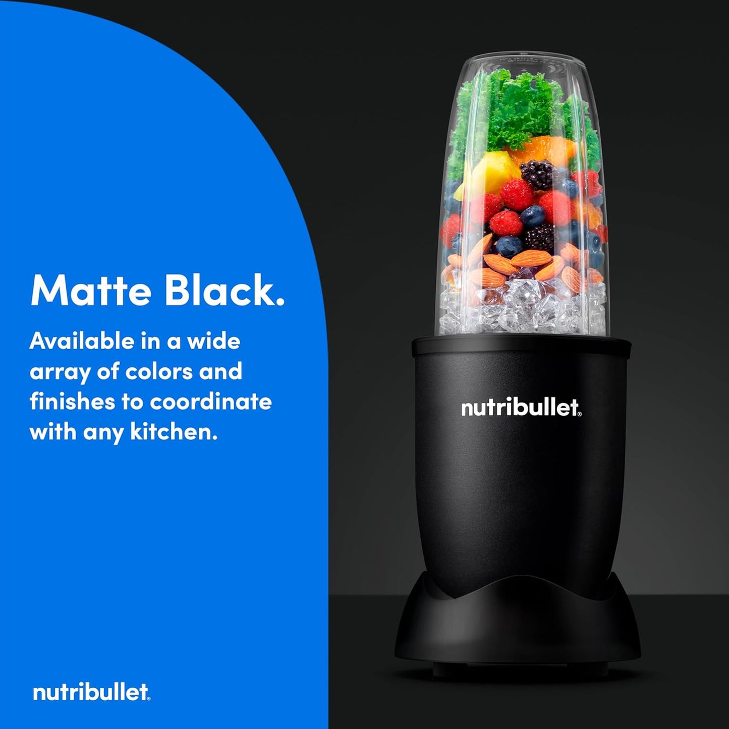 Nutribullet Pro Nutrient Extractor - 900W Power for Smoothies & Juices | Matte Black Finish