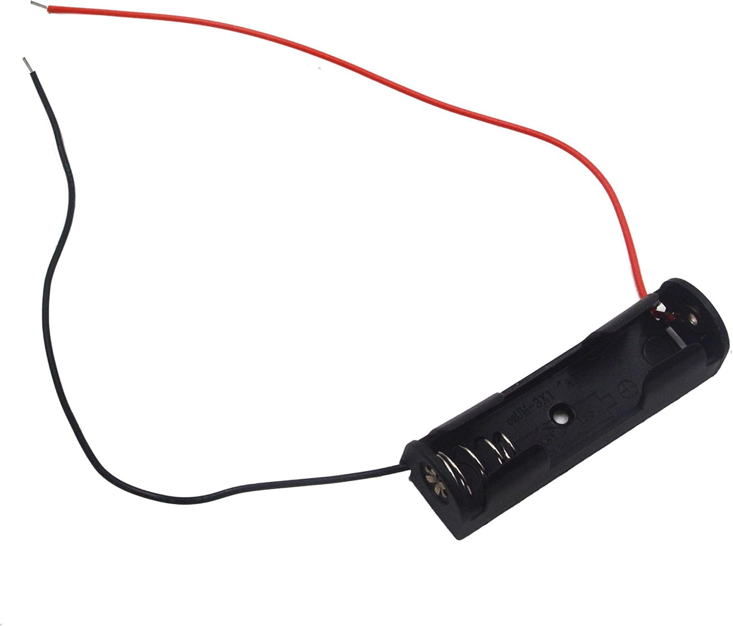 LampVPath (Pack 6) 1 1.5V of Single AA Battery Holder, X AA Battery Holder, AA Battery Holder with Leads Wires