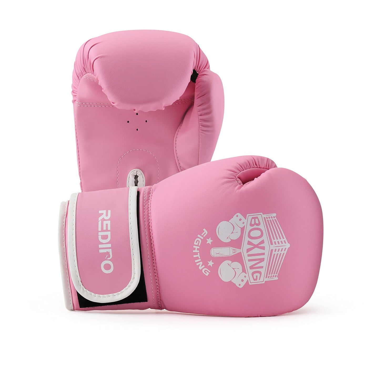 Redipo Kids Boxing Gloves, Sponge Foam Training Sparring Gloves Thai Kick Boxing for Kid and Youth, Suitable for Boys and Girls Age 3 to 12 Years (Pink, 4oz)