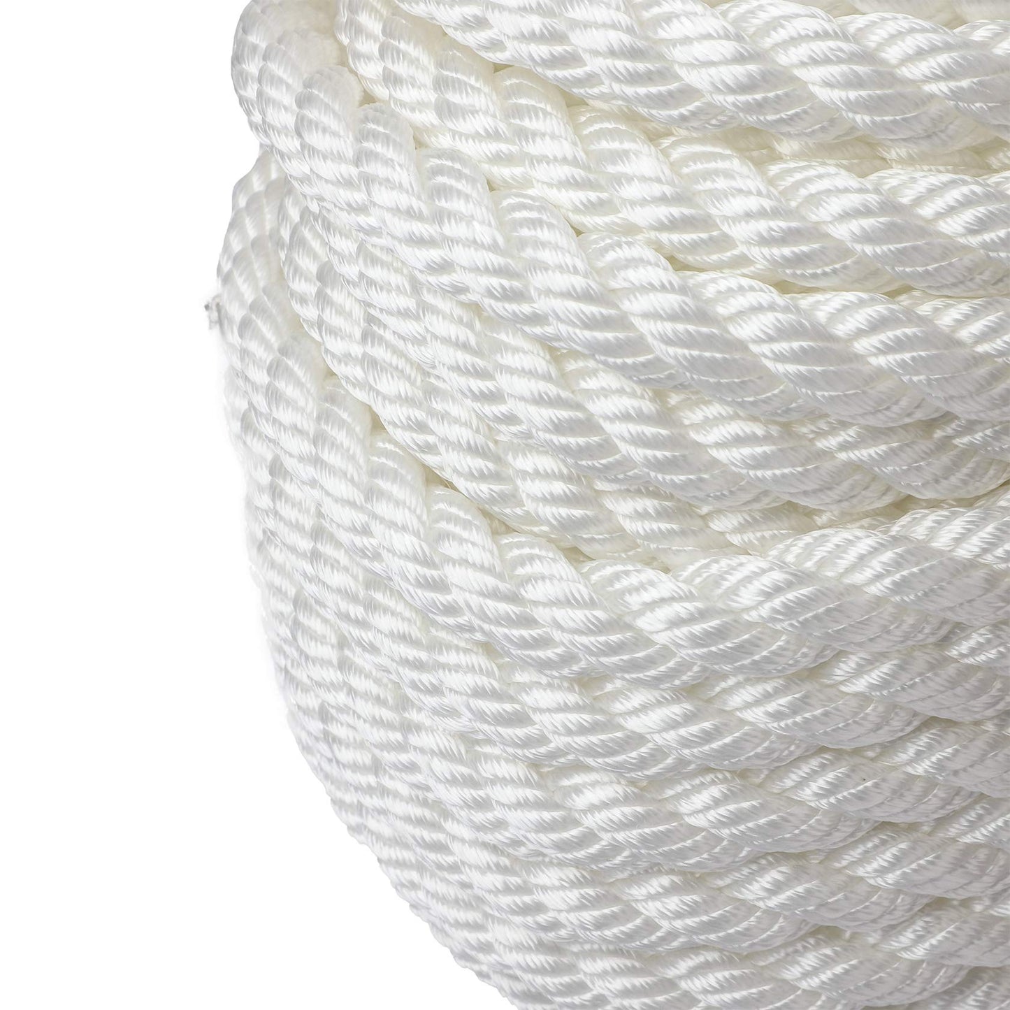 B4B BANG 4 BUCK 3/4" x100' Anchor Rope, Polypropylene Docking Dockline Boat/Sailboat/Mooring/Pull Lines with Thimble, 12592LB Breaking Strain