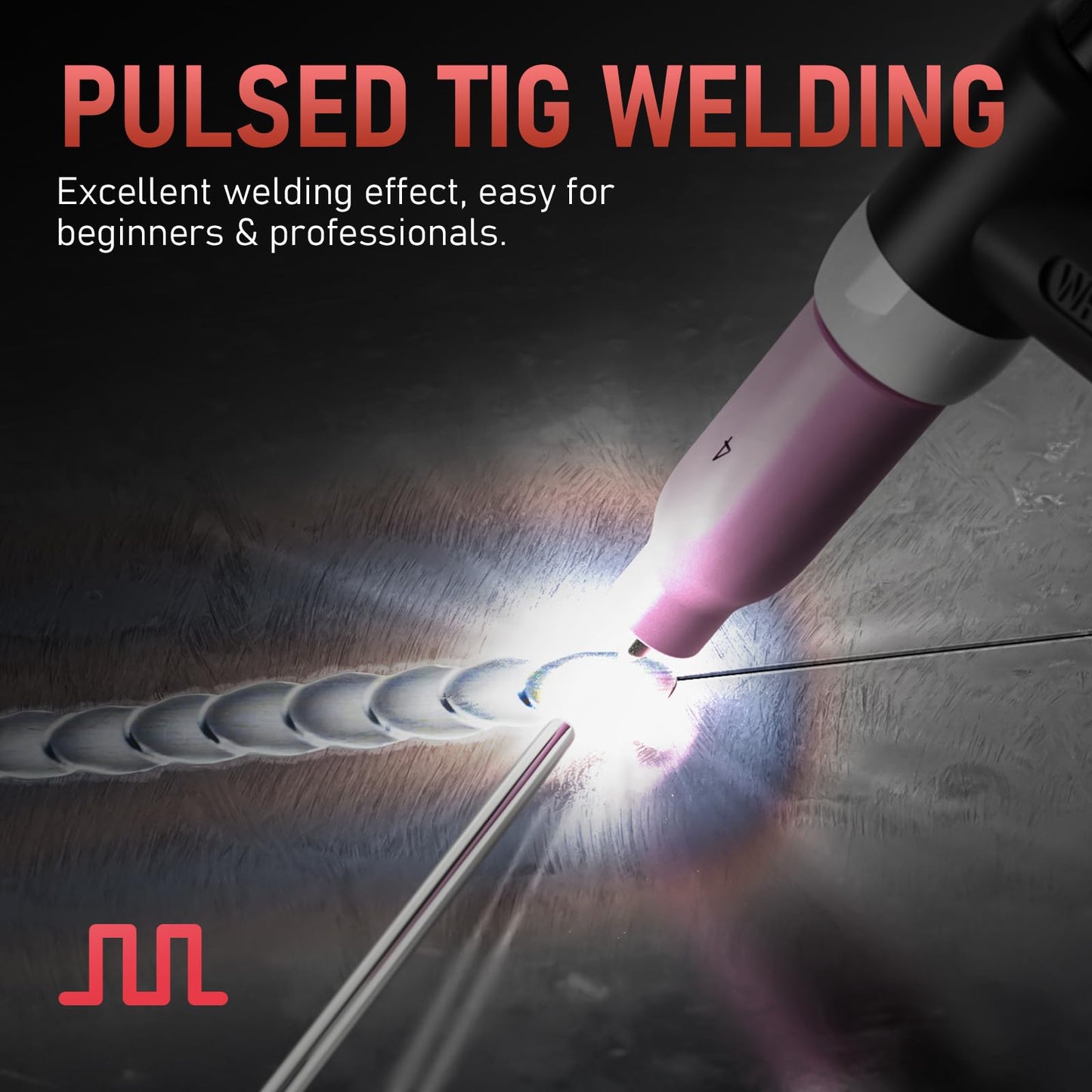 YESWELDER 220A TIG Welder 5 In 1 with Pulse, 110V/220V Dual Voltage STICK/DC TIG/PULSE TIG/COLD SPOT TIG/WELD CLEAN MODE with HF Start, Auto Post-Gas, Foot Pedal Interface