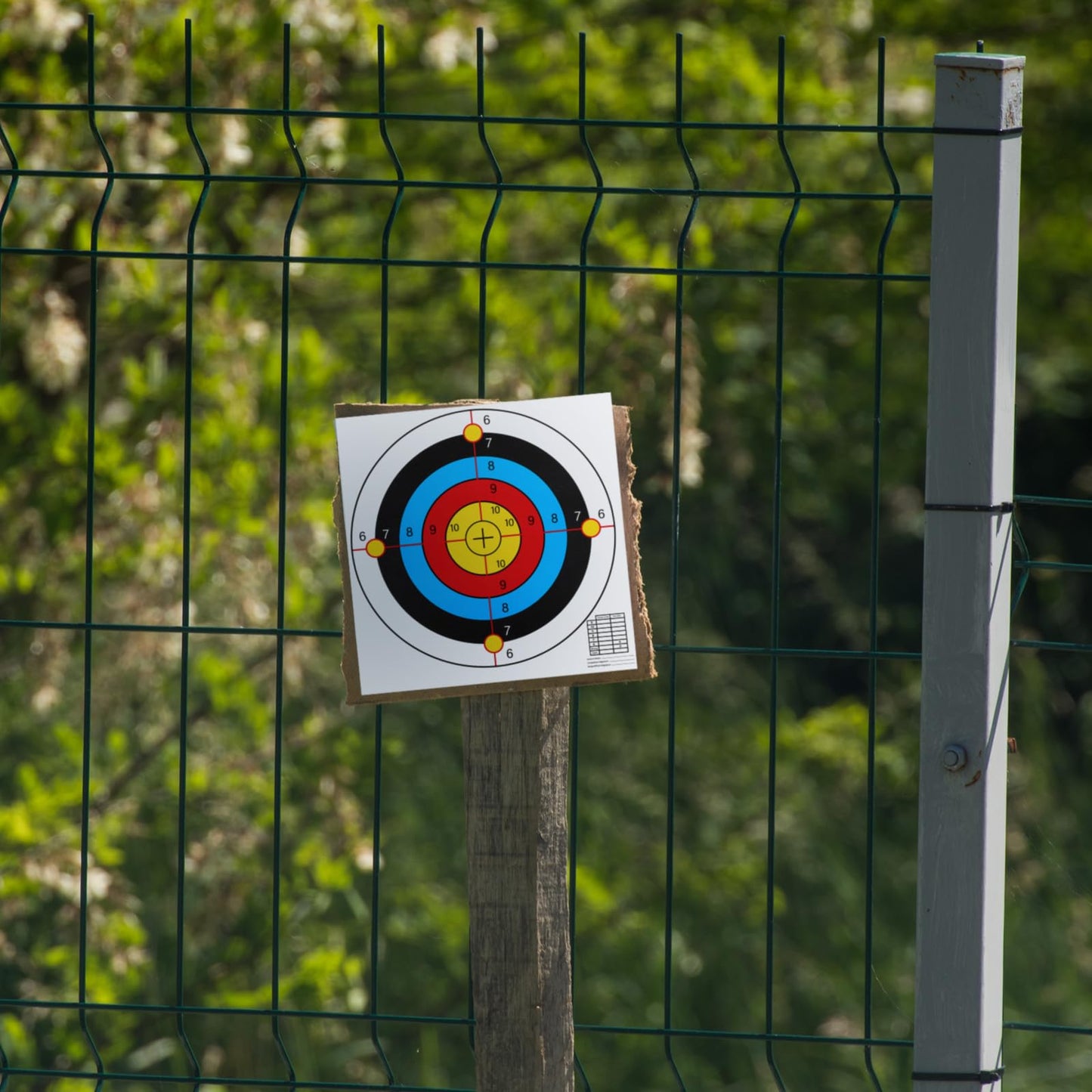 Fainne 200 Sheets Paper Targets for Shooting 12 x 12 Inch High Visibility Shooting Range Targets Bulk for Indoor Outdoor Pistol Practice Archery Airsoft Hunting Accessories(5 Ring Circular)