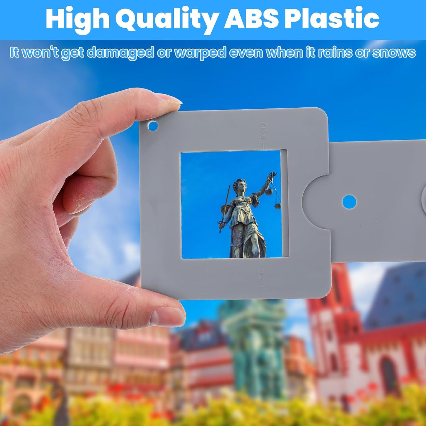 XLIUAX 2Pcs Portable View Finder, View Finder with Sliding Mechanism, Adjustable Custom Viewfinder, Color Isolation