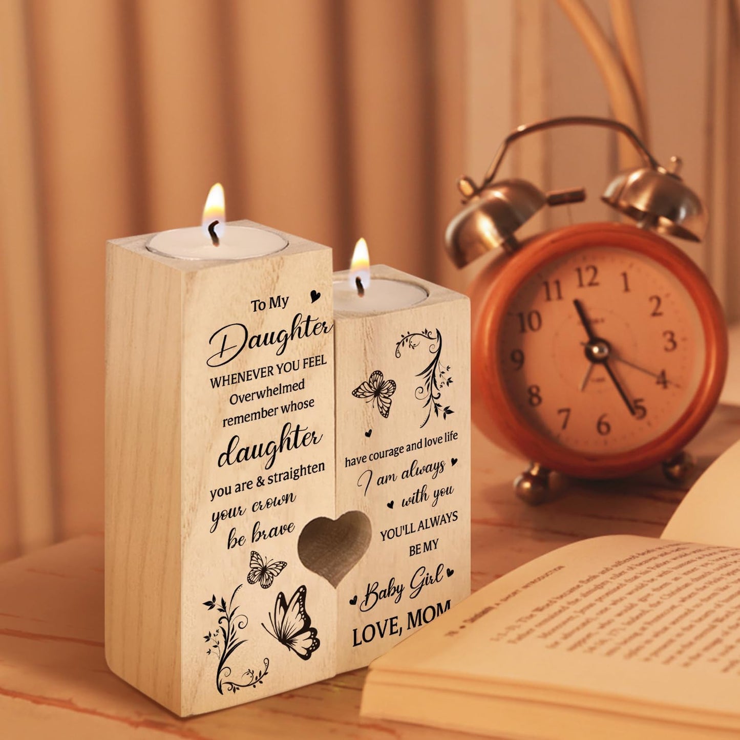 SteadStyle Candle Holders - Heartfelt Gifts for Daughters | Perfect for Mother's Day, Birthdays, & Graduations