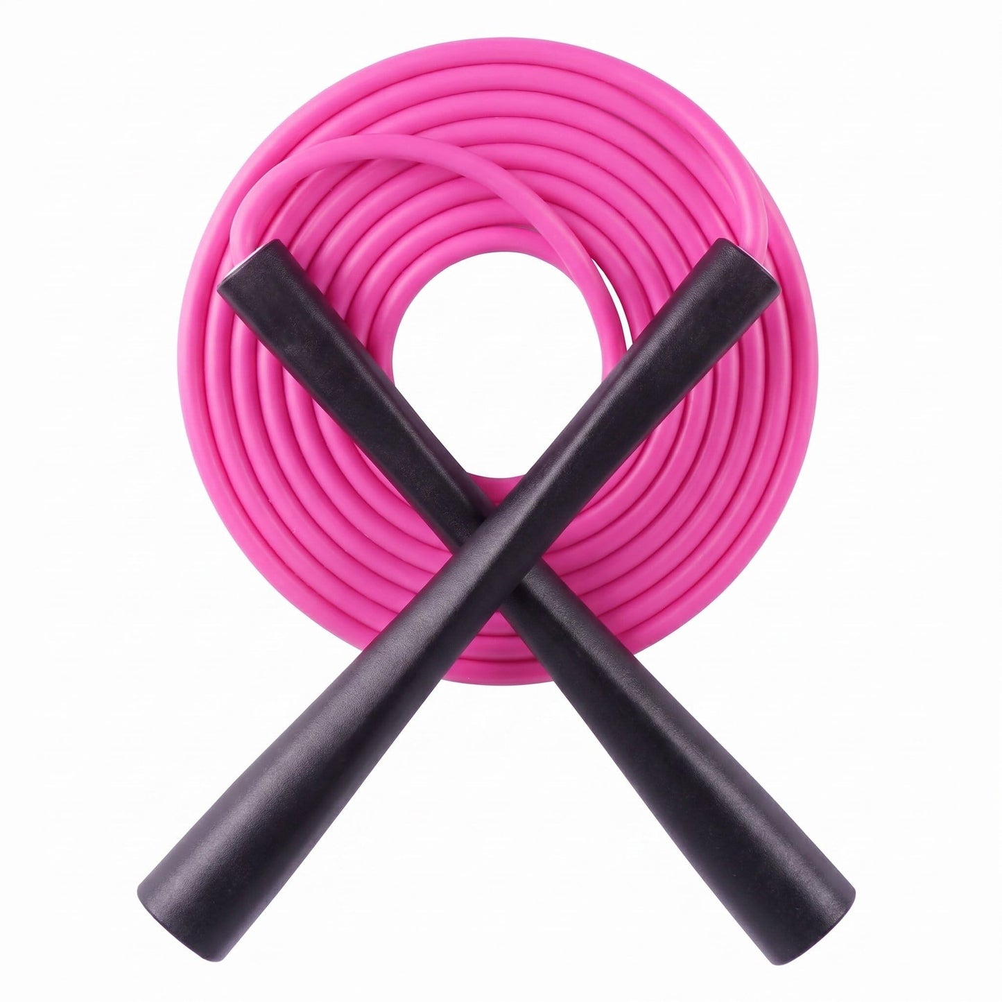 YUEDONG 5mm Adjustable Weighted Jump Rope Inspired by Canton Tower Curve - Elegant Matte Long Handles with Four-Sided Anti-Slip Design, Self-Lubricating POM for Smooth Silent Cardio Fat Burning Workout Women Fitness Weight Loss Portable with Carry Bag (1,