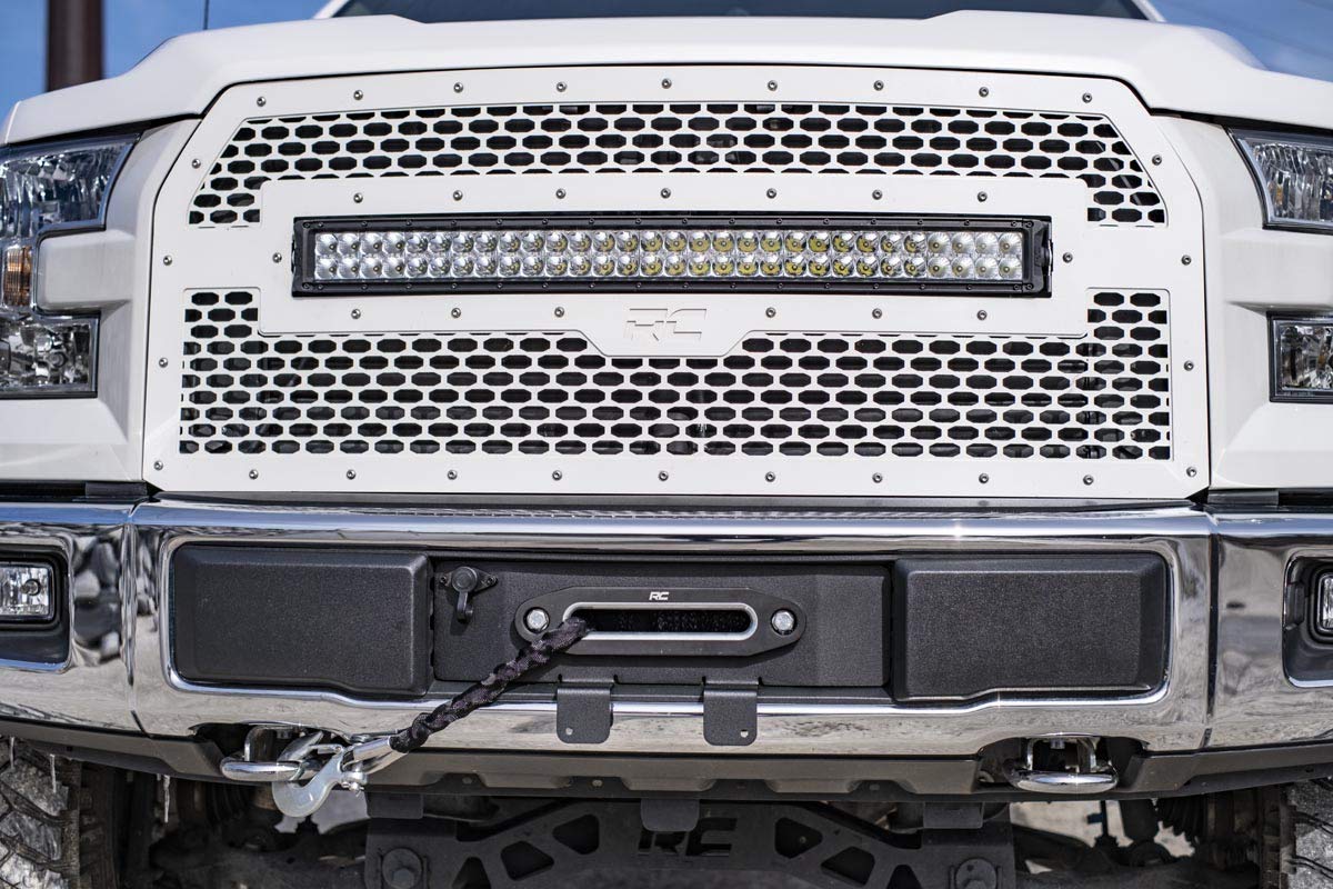 Rough Country Hidden Winch Mounting Plate for 2015-2020 Ford F-150 | V8-51007