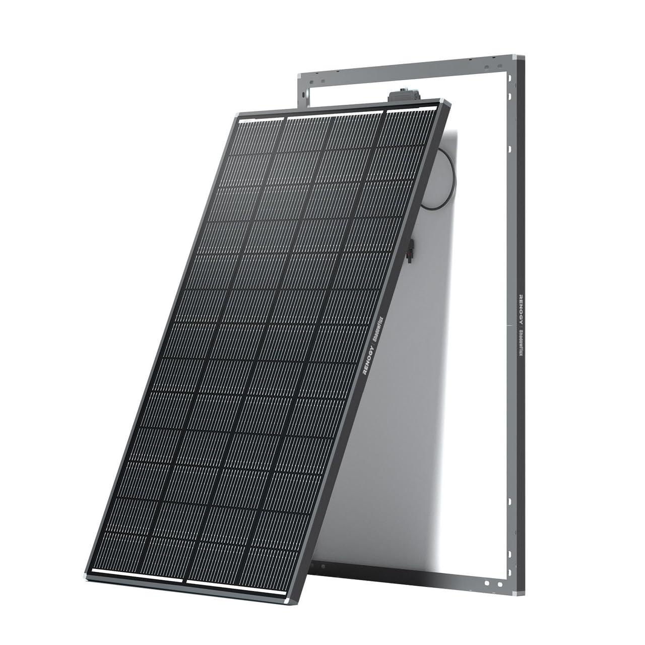RENOGY REGO 200 Watt Solar Panel, Renogy ShadowFlux 200W Solar Panel Anti-Shading N-Type 16BB, 25% High-Efficiency, Solar Panels Charger for RV Marine Roof Farm Battery and Off-Grid Applications