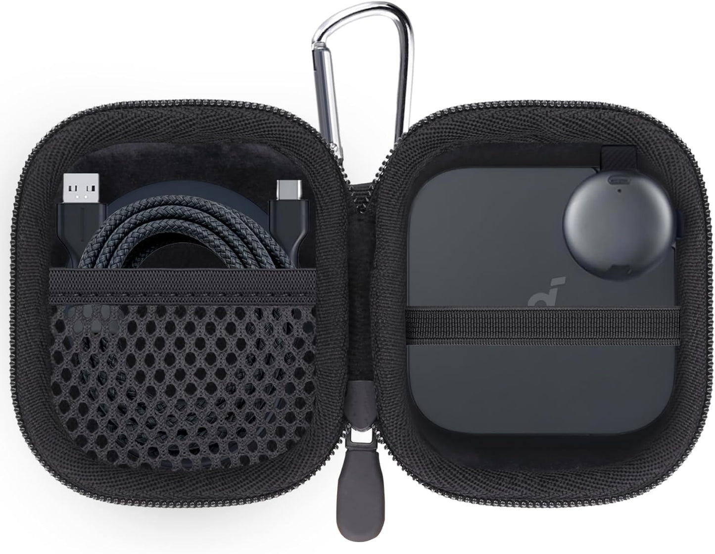 Baval for Anker Soundcore Work Portable AI Voice Recorder Hard Travel Case(Black Case)