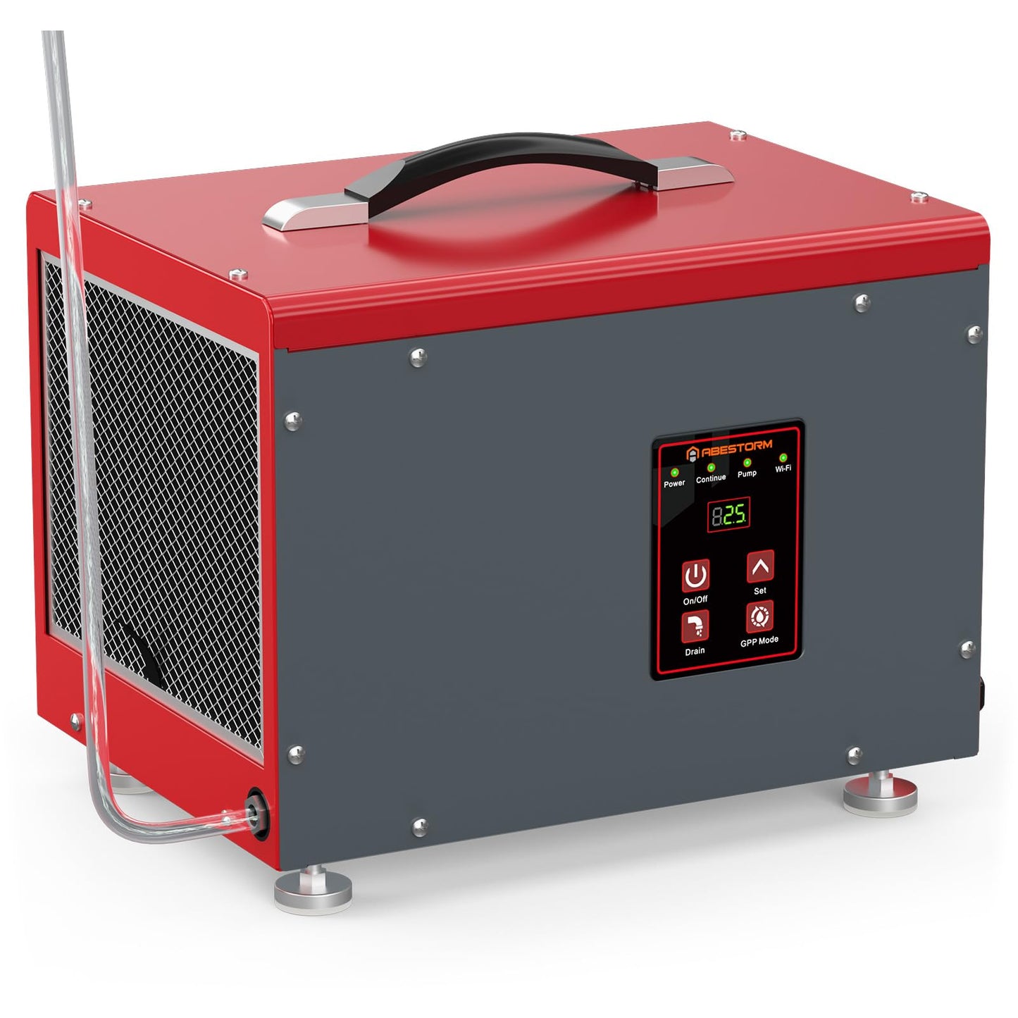 Abestorm 70 Pints Crawl Space Dehumidifiers with Pump, Compact Portable Commercial Dehumidifier Up to 1,000 sq. ft. Auto Defrost, Memory Starting Crawlspace Dehumidifiers