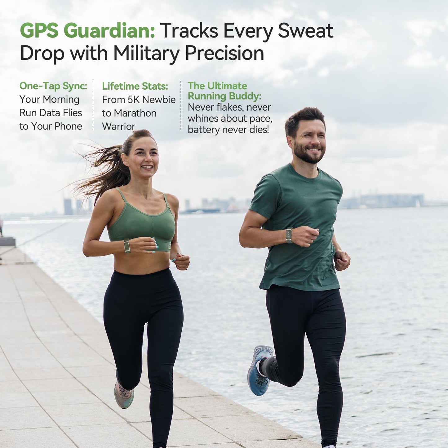 EnergyPort Fitness Tracker,Wearable Health Smart Bracelet Band with Blood Oxygen 170+ Sport Mode 60-Day Battery,Lifetime Membership,Activity Tracking Heart Rate Sleep Monitor for Android iOS,2 Bands