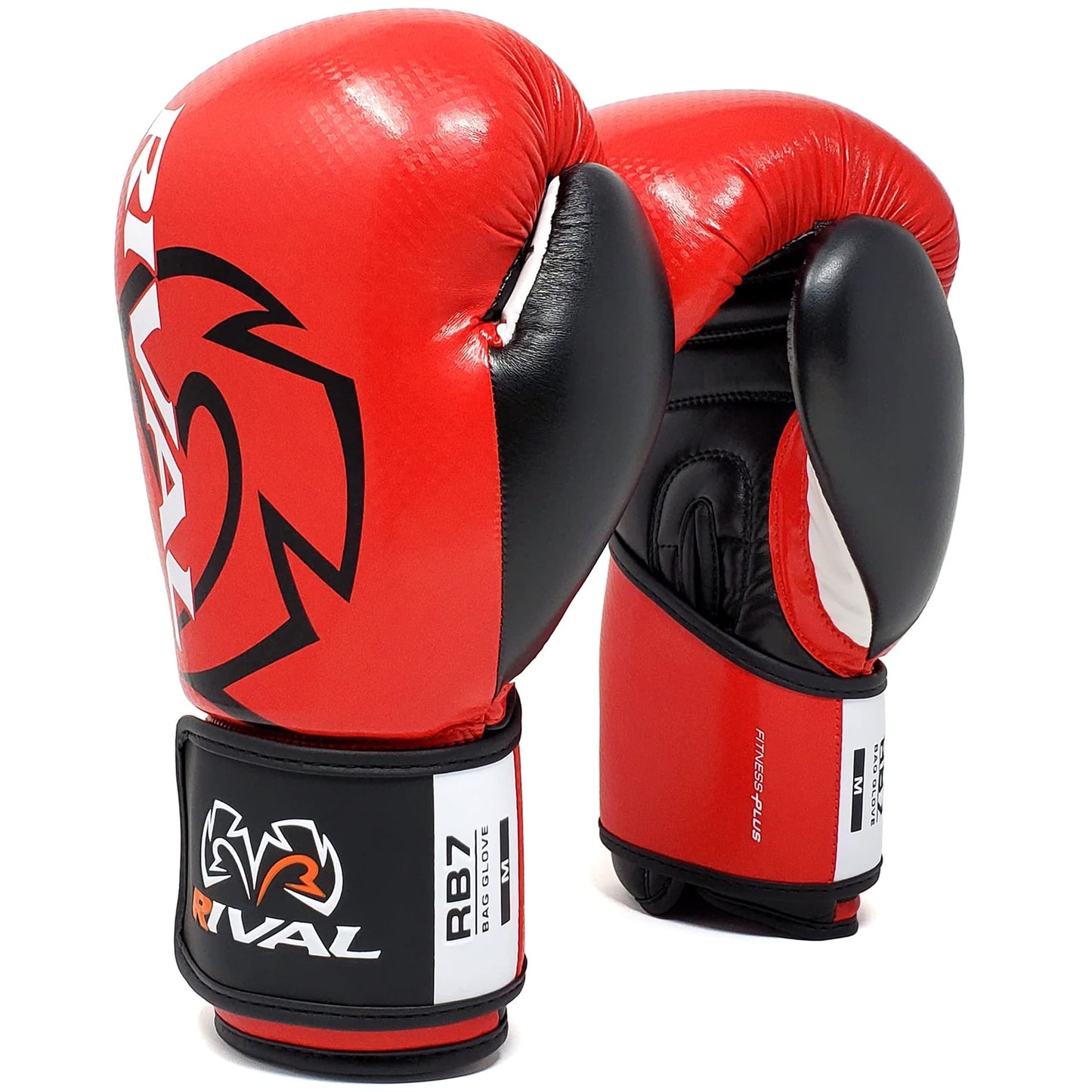 RIVAL Boxing RB7 Fitness Plus Bag Gloves, Ergo Strap System and High-Density Layered Padding for Heavy Bag and Mitt Work