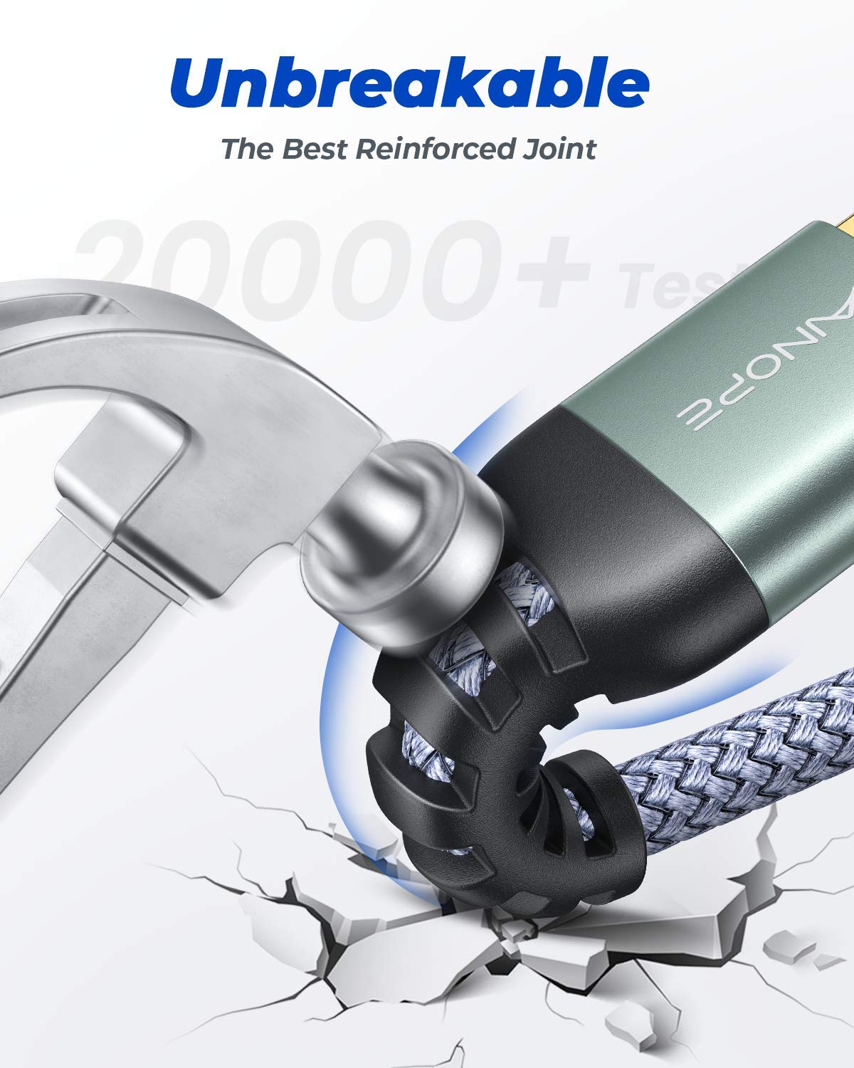 3.0 Cooler,10Ft/Grey, 2 Pack AINOPE USB to USB Cable, USB A to A Male to Male Cable [Never Rupture] Double End Type A