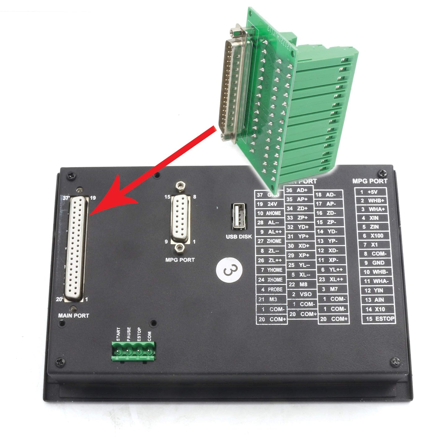 CNCTOPBAOS 4 Axis CNC Motion Controller System,DDCSV3.1 Offline Stand Alone PLC,Servo Stepper Motor Driver Controller for CNC Router Lathe Milling Engraving Machine