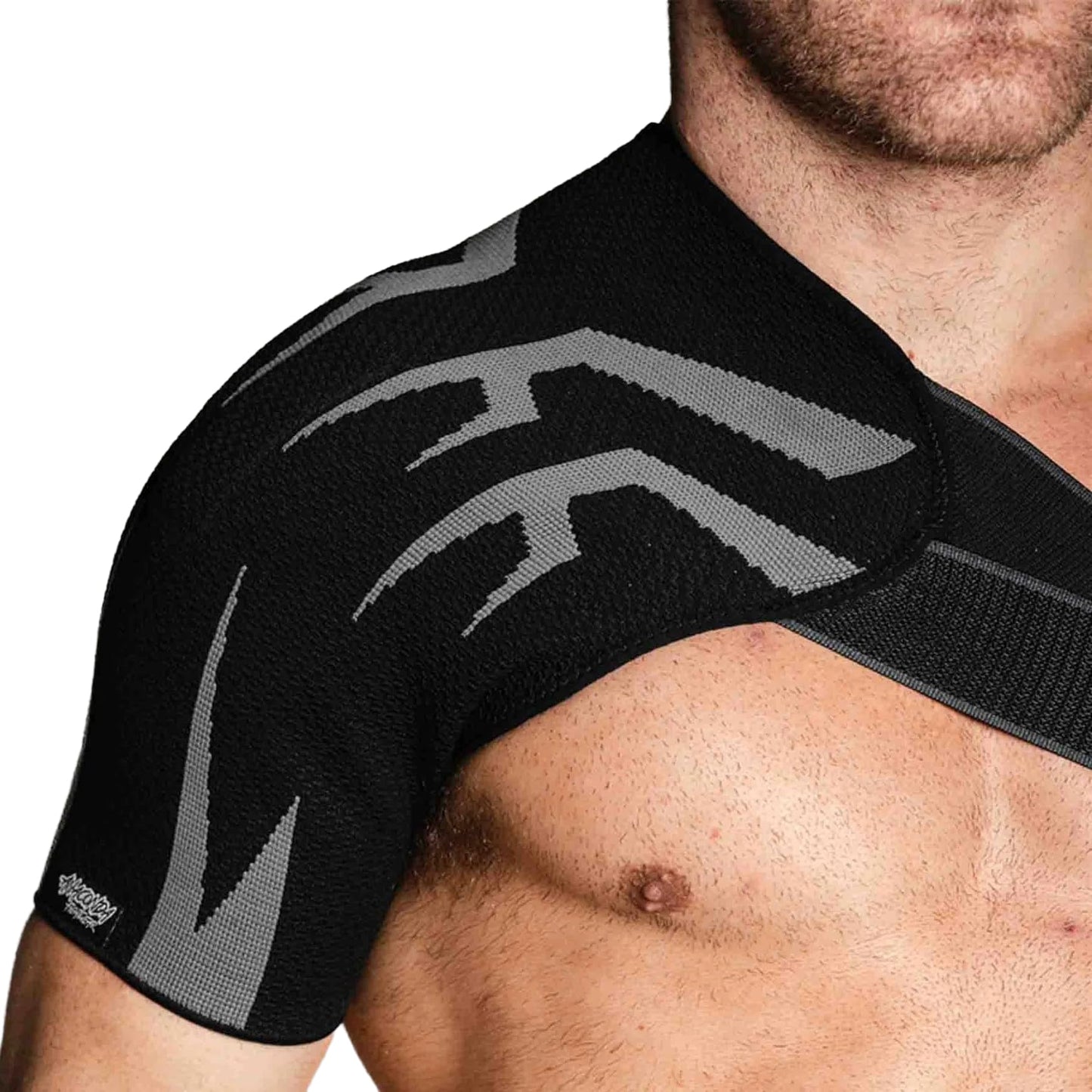 Anaconda Fightwear Shoulder Brace (Medium) -Rotator Cuff Compression Support with Gel Pad for Shock Absorption & Joint Health -Adjustable Fit for Left/Right Shoulder -Ideal for Athletes, Men and Women