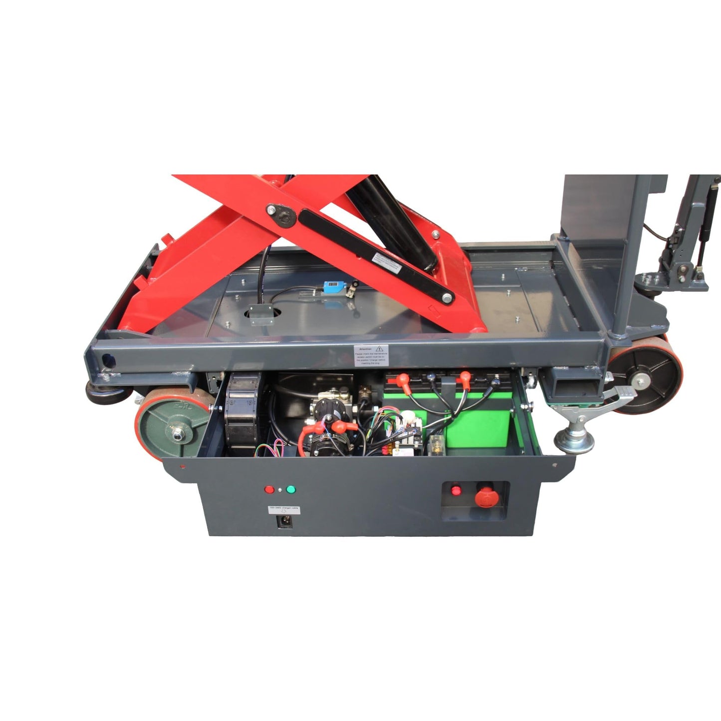 PAKE Self Propelled Mobile Scissor Lift Table, 40" L x 24" W, 1764 Lb. Cap.