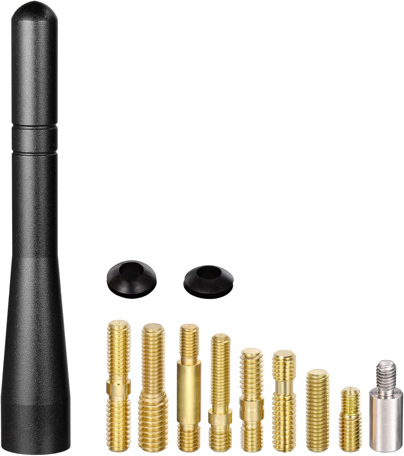 BINGFU 4-Inch Mini Antenna Replacement for Heavy Duty Trucks