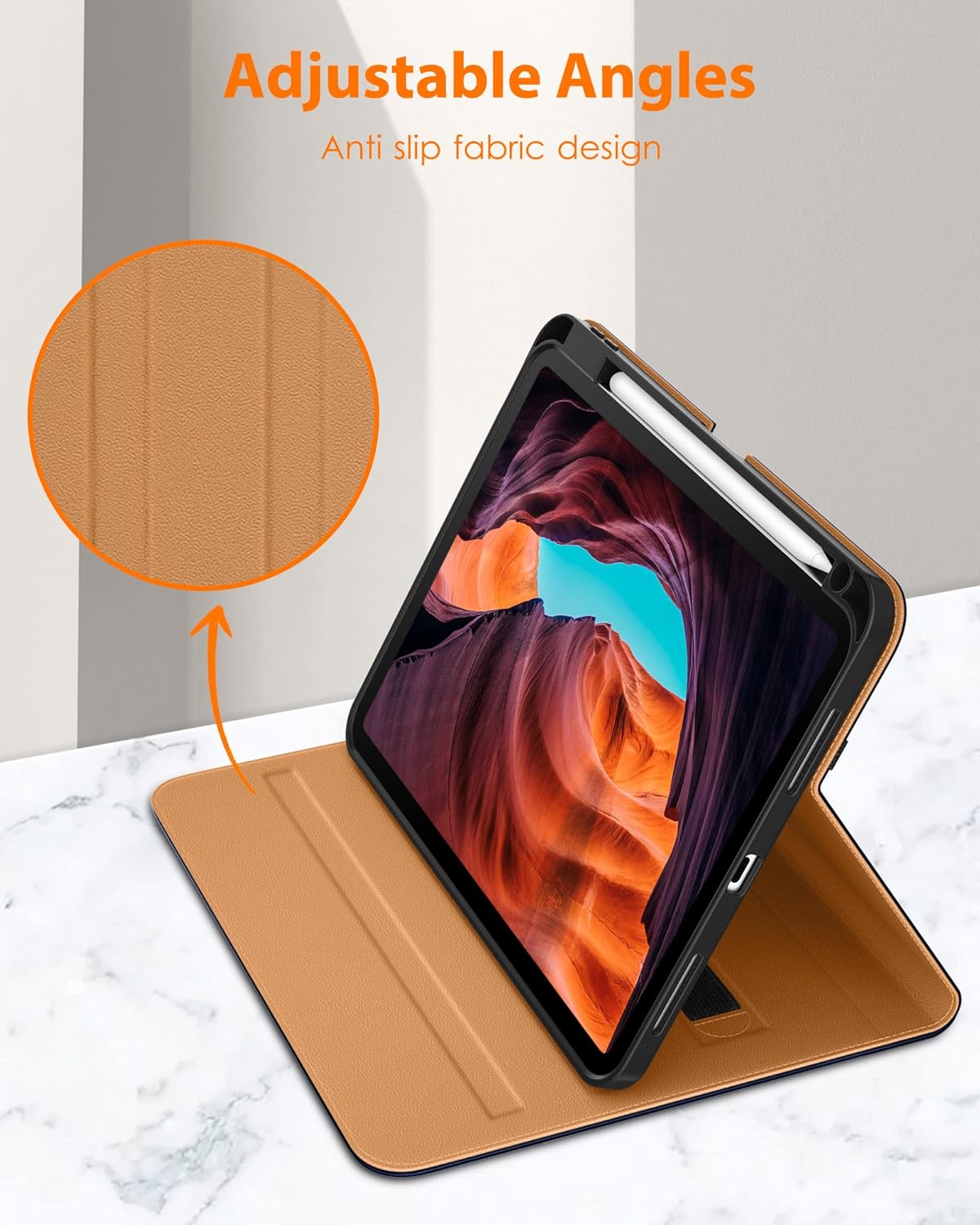 DTTO (A16) 11th 11 Inch 2025, 10th 10.9 Inch 2022, for iPad Generation Case iPad Generation Case Premium Leather