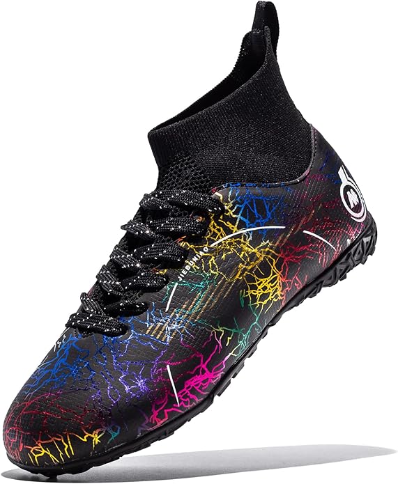 Boy Soccer Cleats Big Kids Soccer Shoes Professional Soccer Cleats Shoes,Unisex Soccer Sneakers for Little Kids Athletic