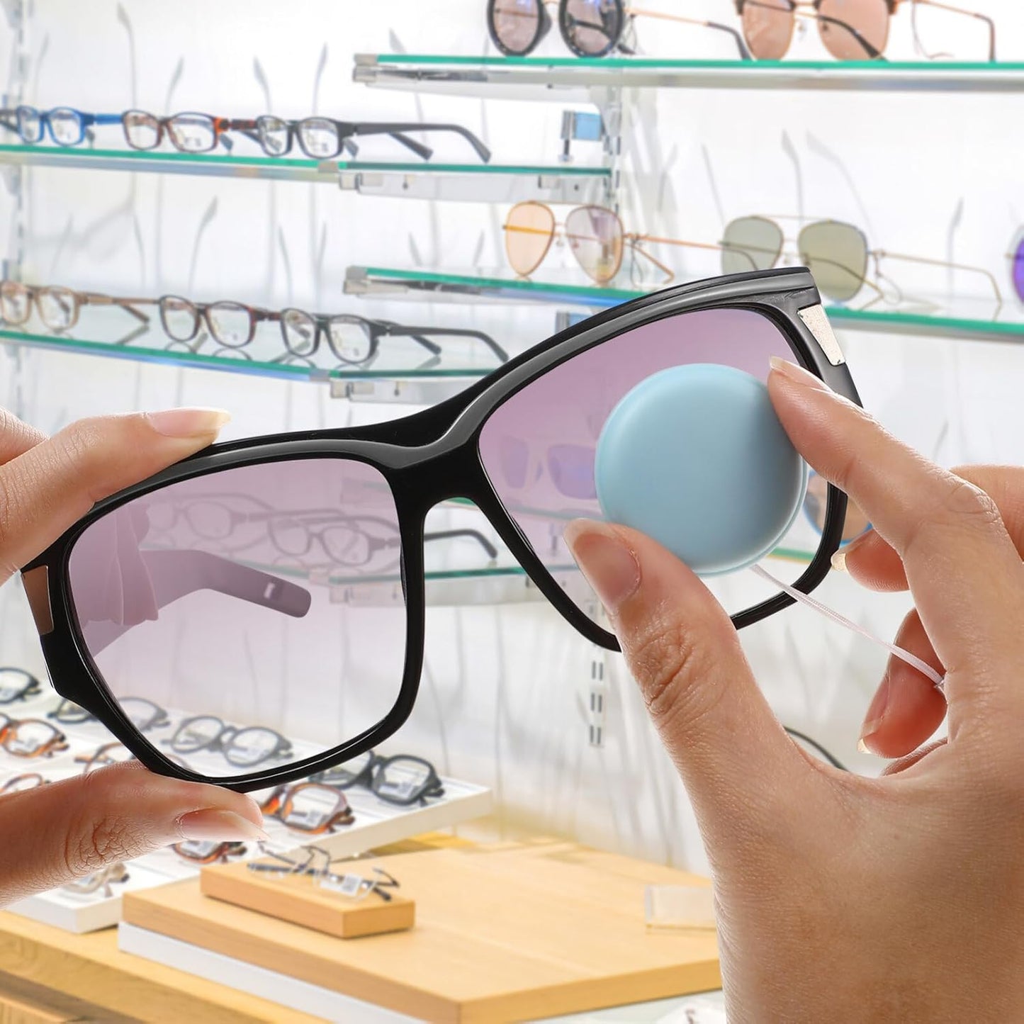4pcs STOBOK Macaron Screen Cleaners Eyeglass Lens Portable Phone Screen Cleaners Keychain Screen Cleaning Brush