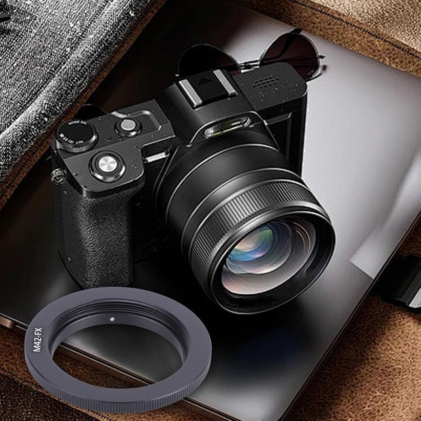 M42 XUMIUZIY Slim Lens Adapter Ring for Lens to Fit for FX Mount Mirrorless Camera, Aluminium Alloy Lens Adapter Ring