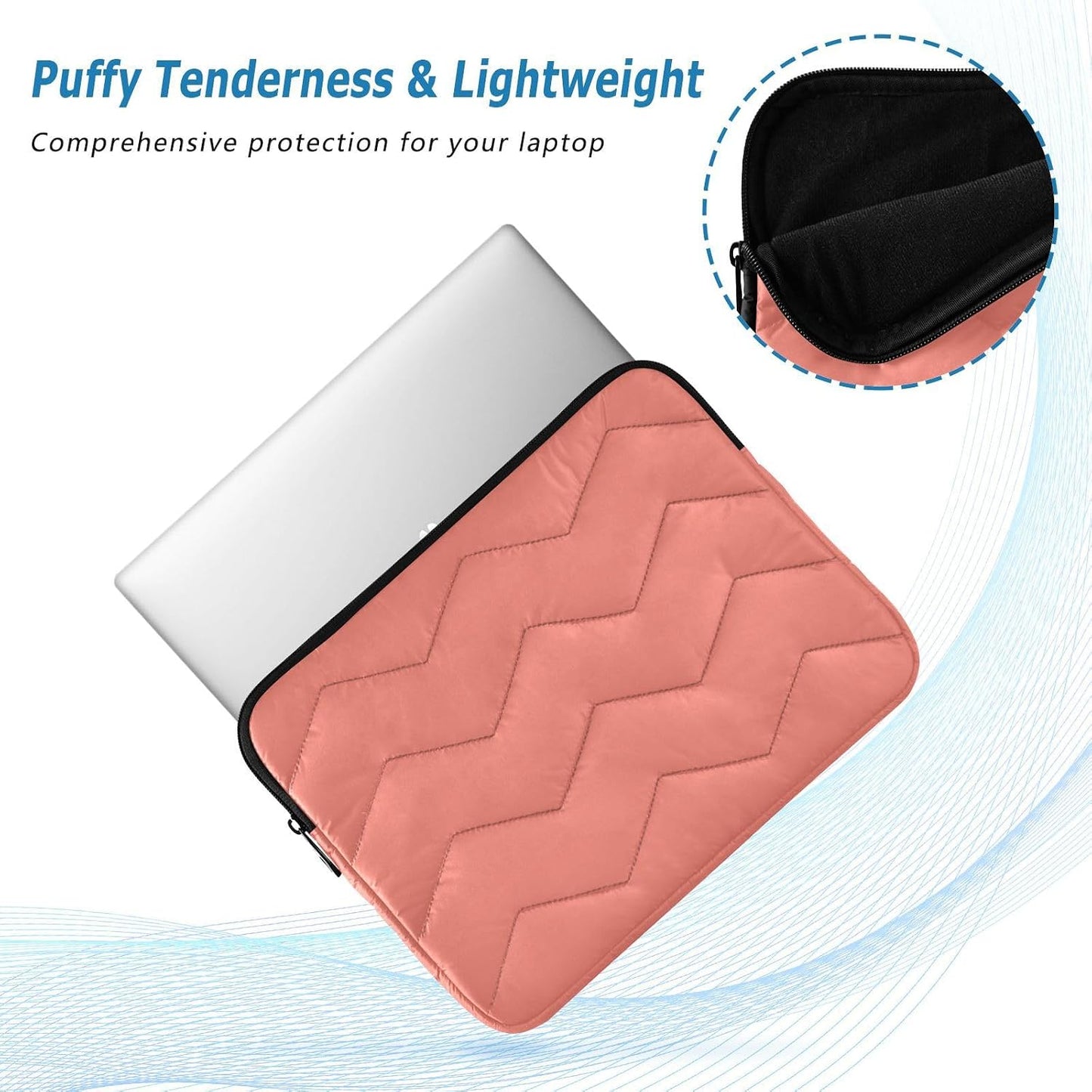S Husky 13-13.3 Inch Laptop Case Waterproof Slim Laptops Sleeve Shockproof Protective Notebook Sleeves Briefcase