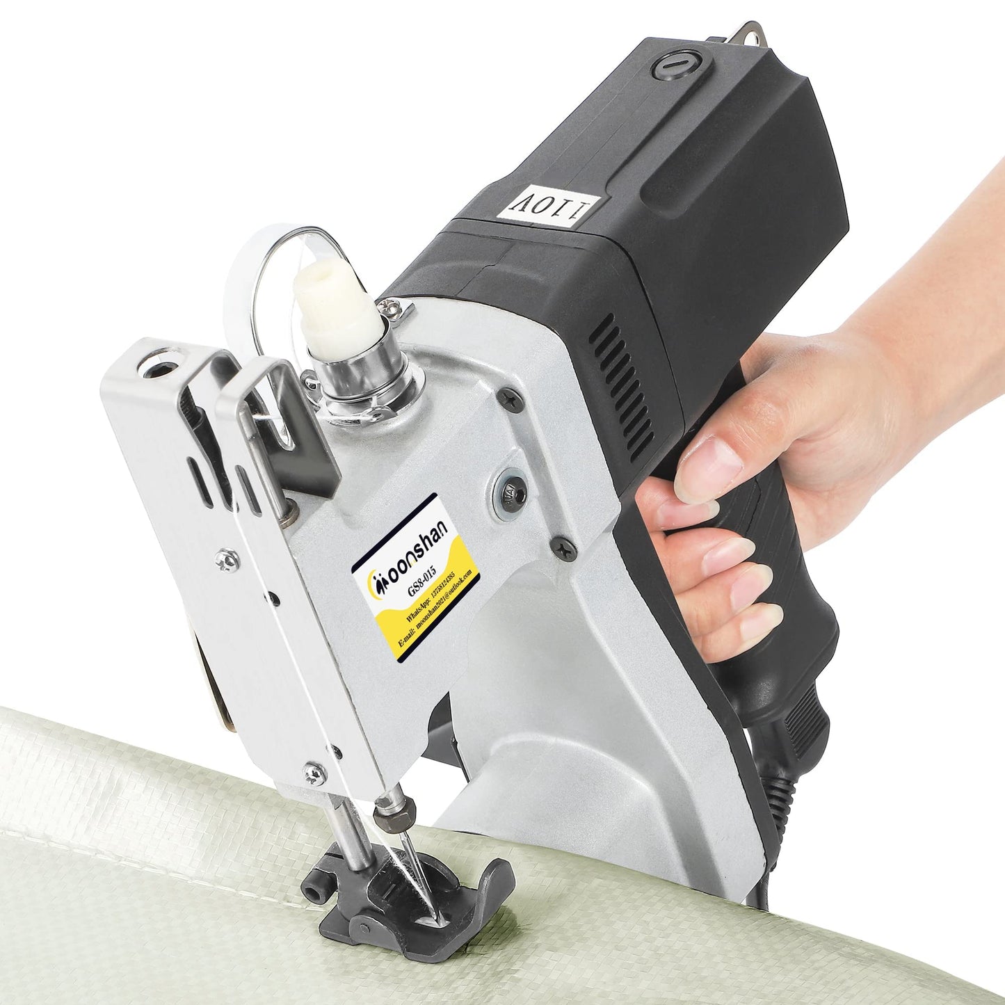Moonshan Bag Closing Machine + 6 Rolls Heavy Duty Spool Sewing Thread